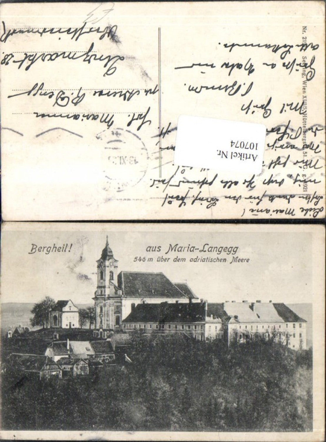 107074,Maria Langegg Kirche bei Mautern a.d. Donau