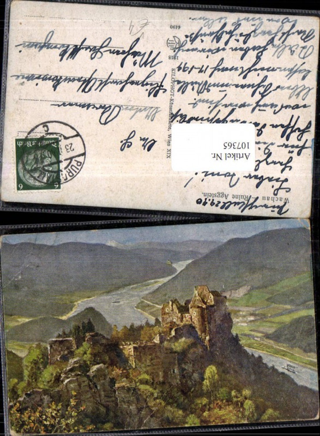 107365, Wachau Ruine Aggstein ad Donau Wachau pub Kilophot