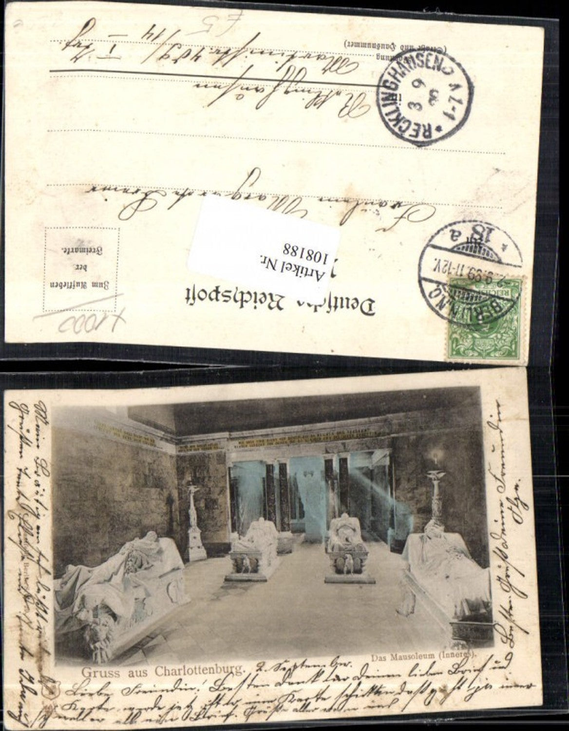 108188,Berlin Charlottenburg das Mausoleum Innenansicht