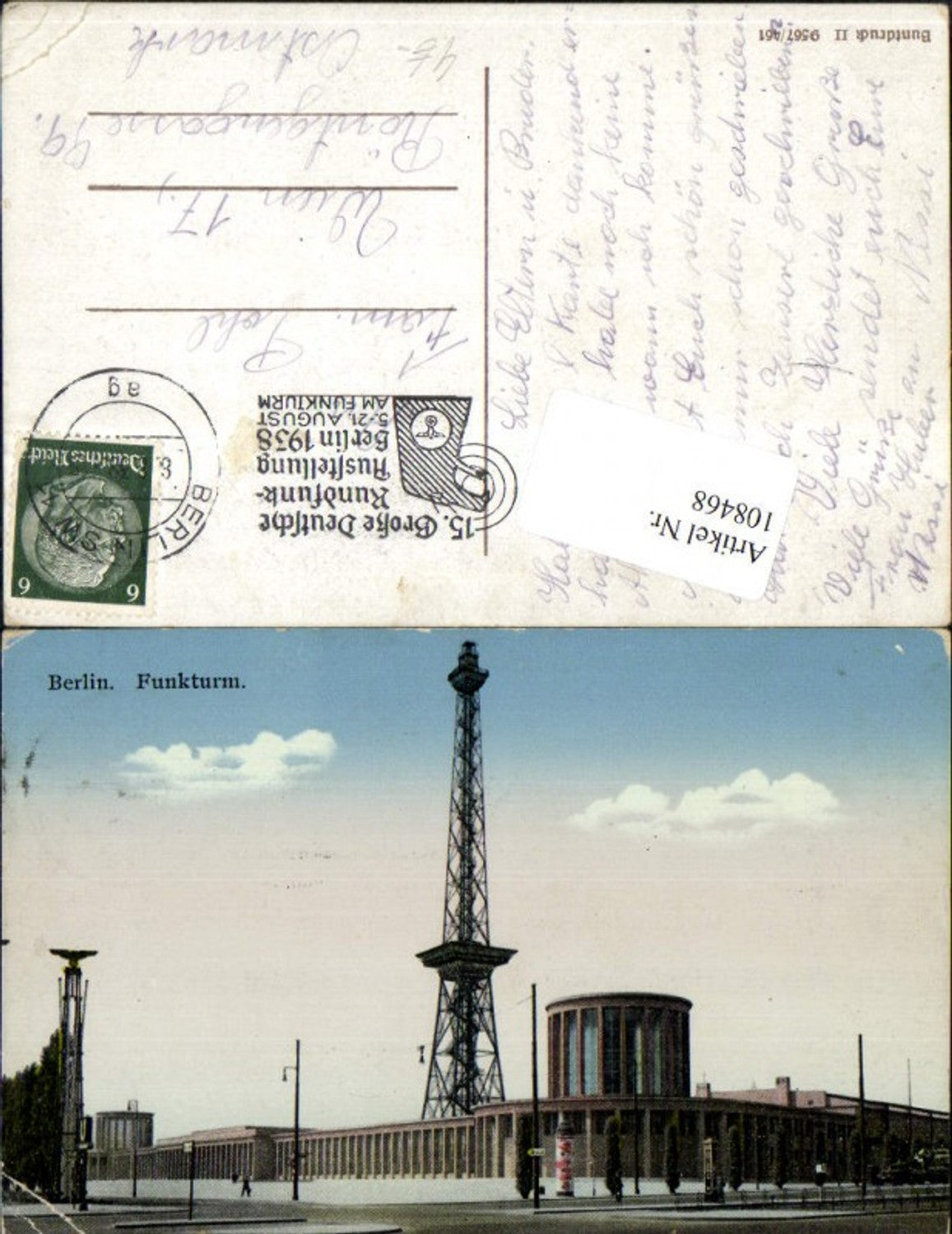 108468,Berlin Funkturm Charlottenburg