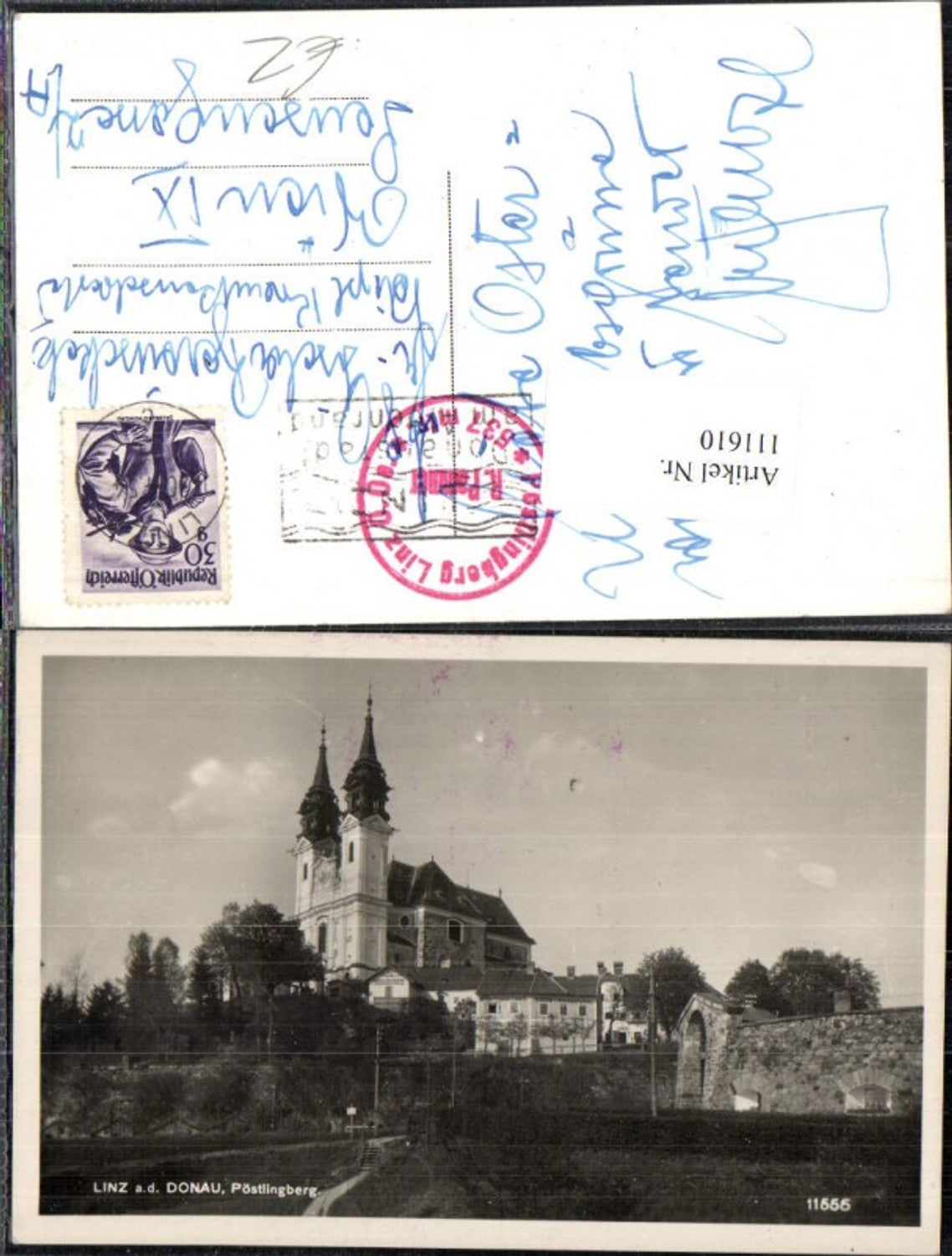 111610,Linz a.d. Donau Pöstlingberg Kirche