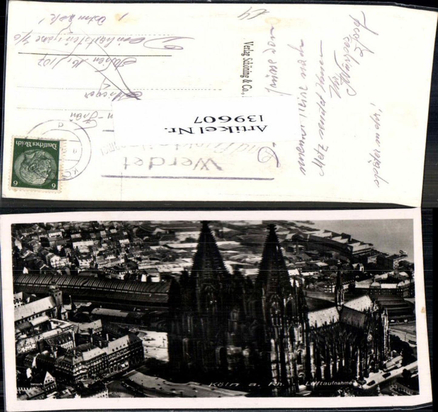 139607,Fliegeraufnahme Köln am Rhein