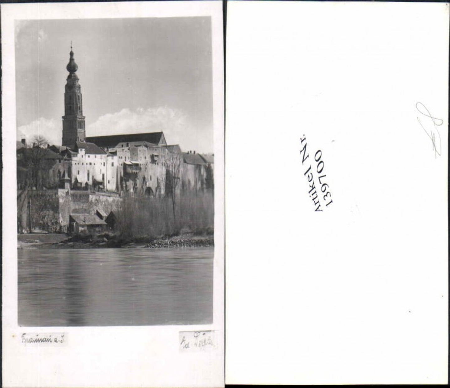 139700,Braunau am Inn seltene Uferansicht