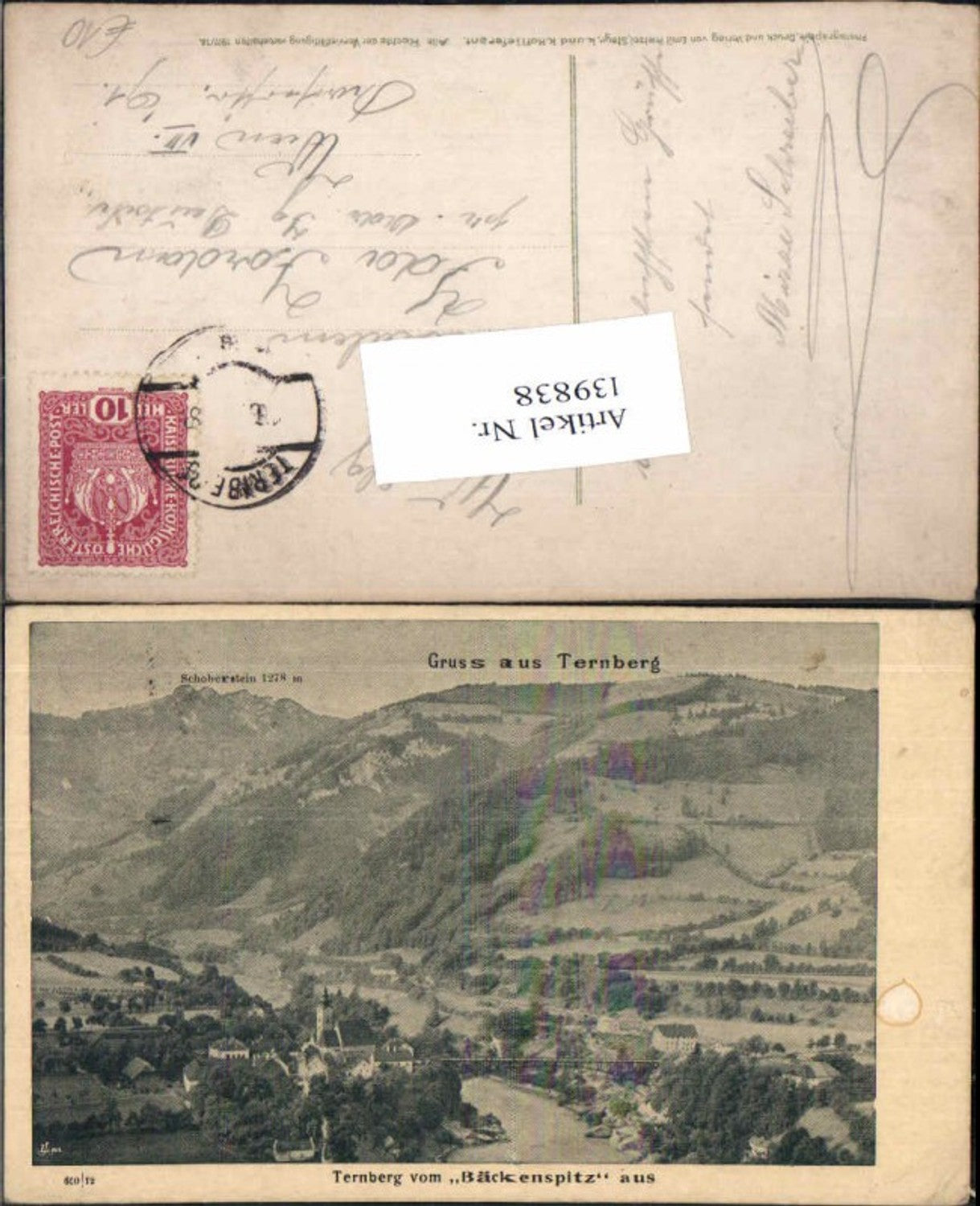 139838,Ternberg a.d. Enns vom Bäckenspitz aus