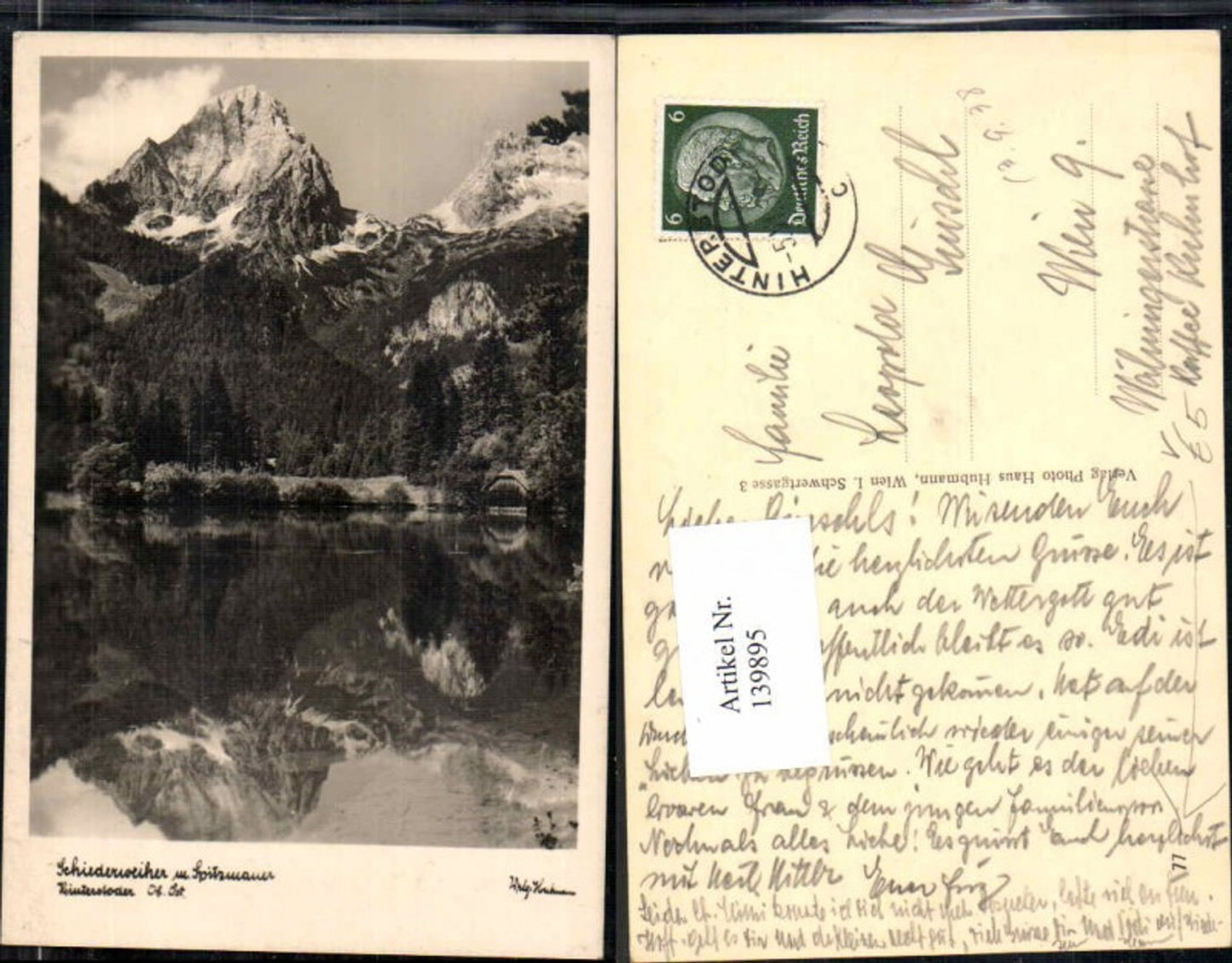 139895,Schiederweiher m. Spitzmauer bei Hinterstoder pub Foto Hubmann