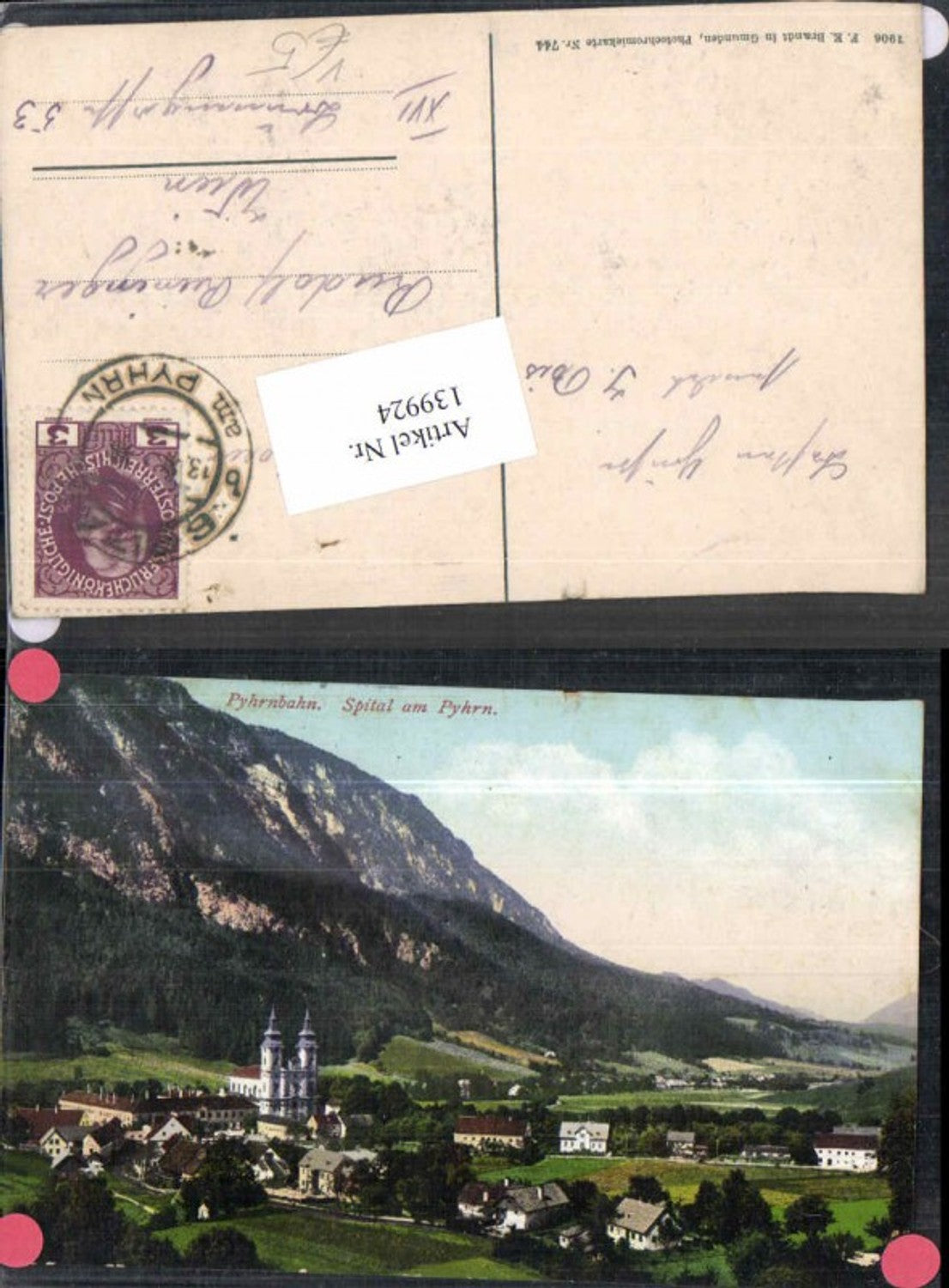 139924,Pyhrnbahn Spital am Pyhrn pub Brandt 744