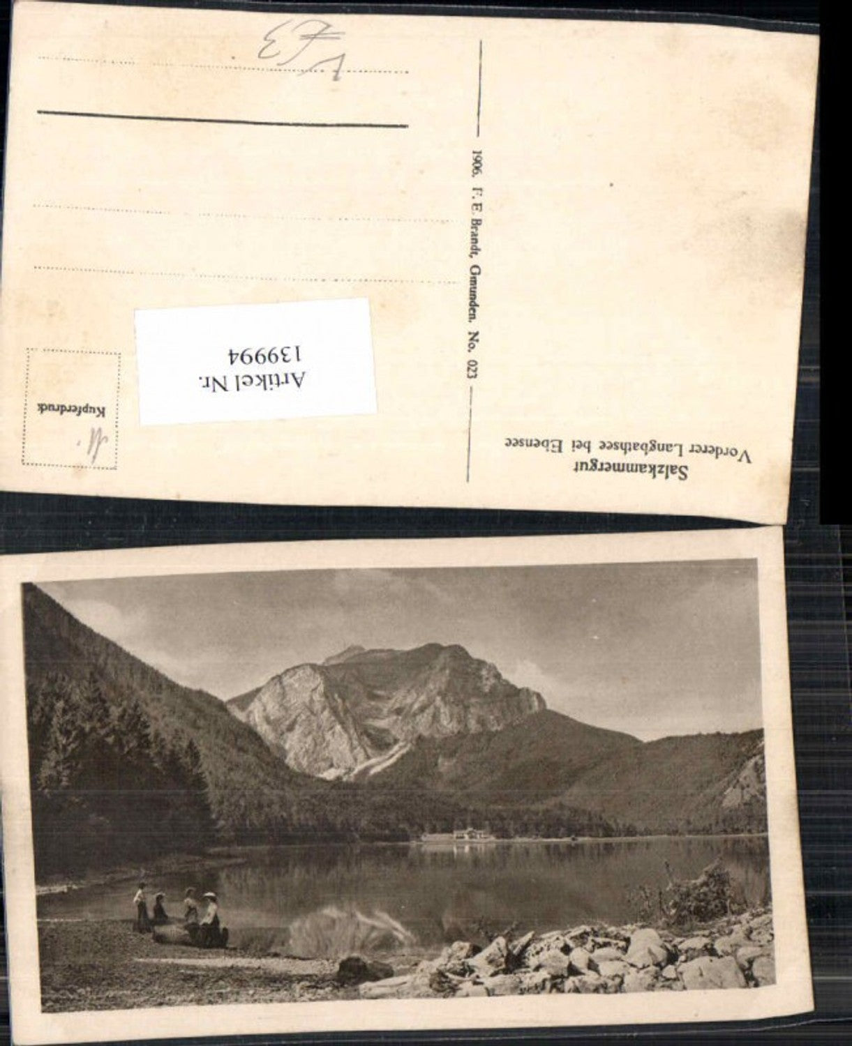 139994,Vorderer Langbathsee bei Ebensee Brandt 023