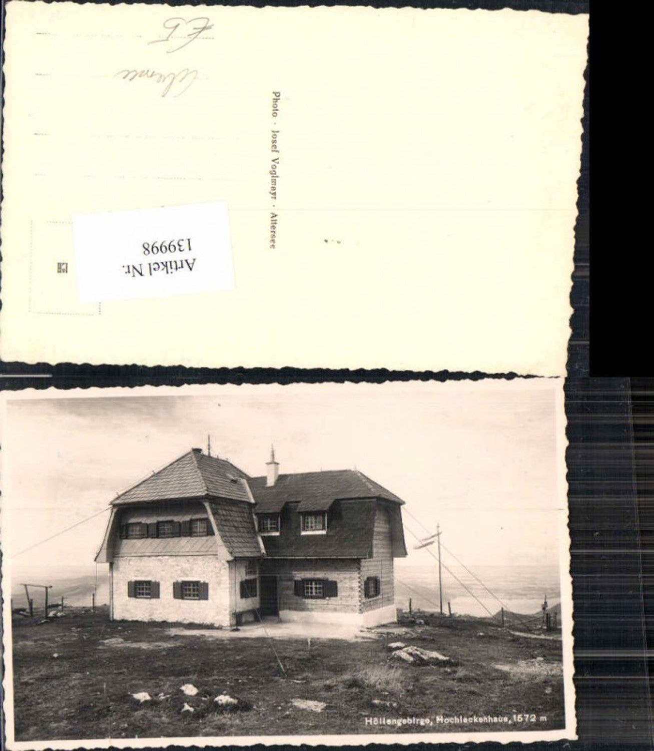 139998,Höllengebirge bei Ebensee Hochleckenhaus