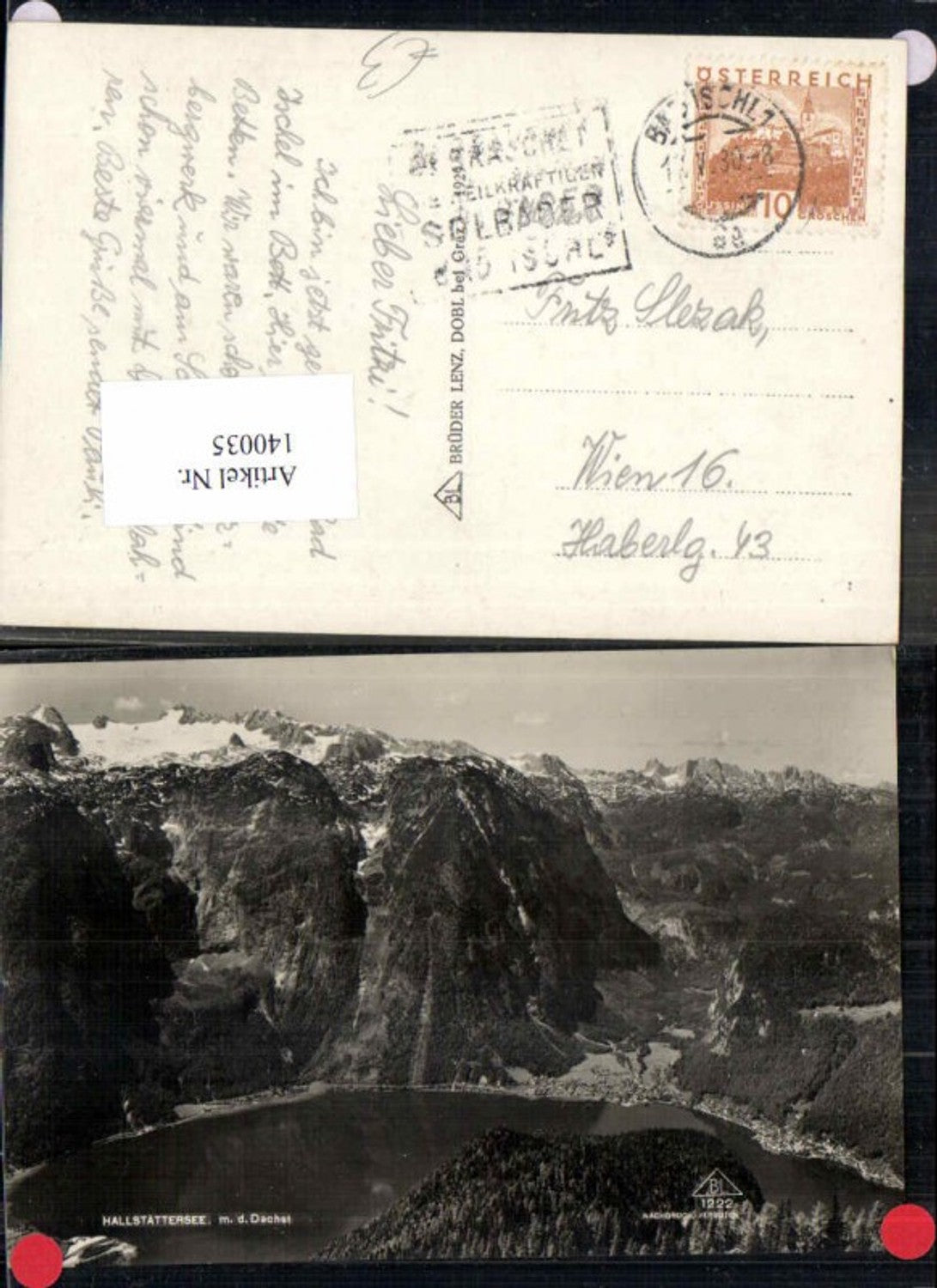 140035,Hallstatt Hallstättersee