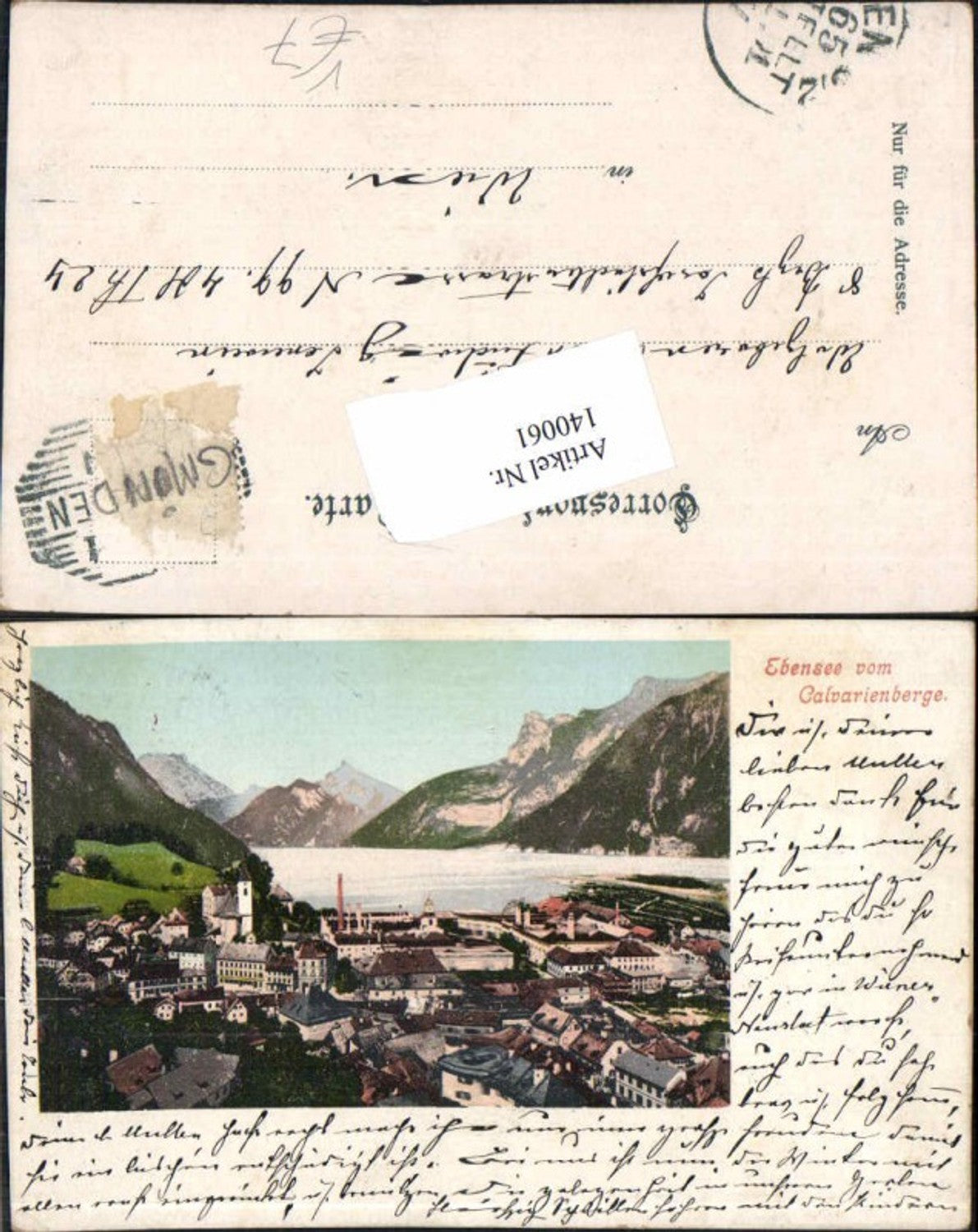 140061,Ebensee am Traunsee Calvarienberge Brandt 107