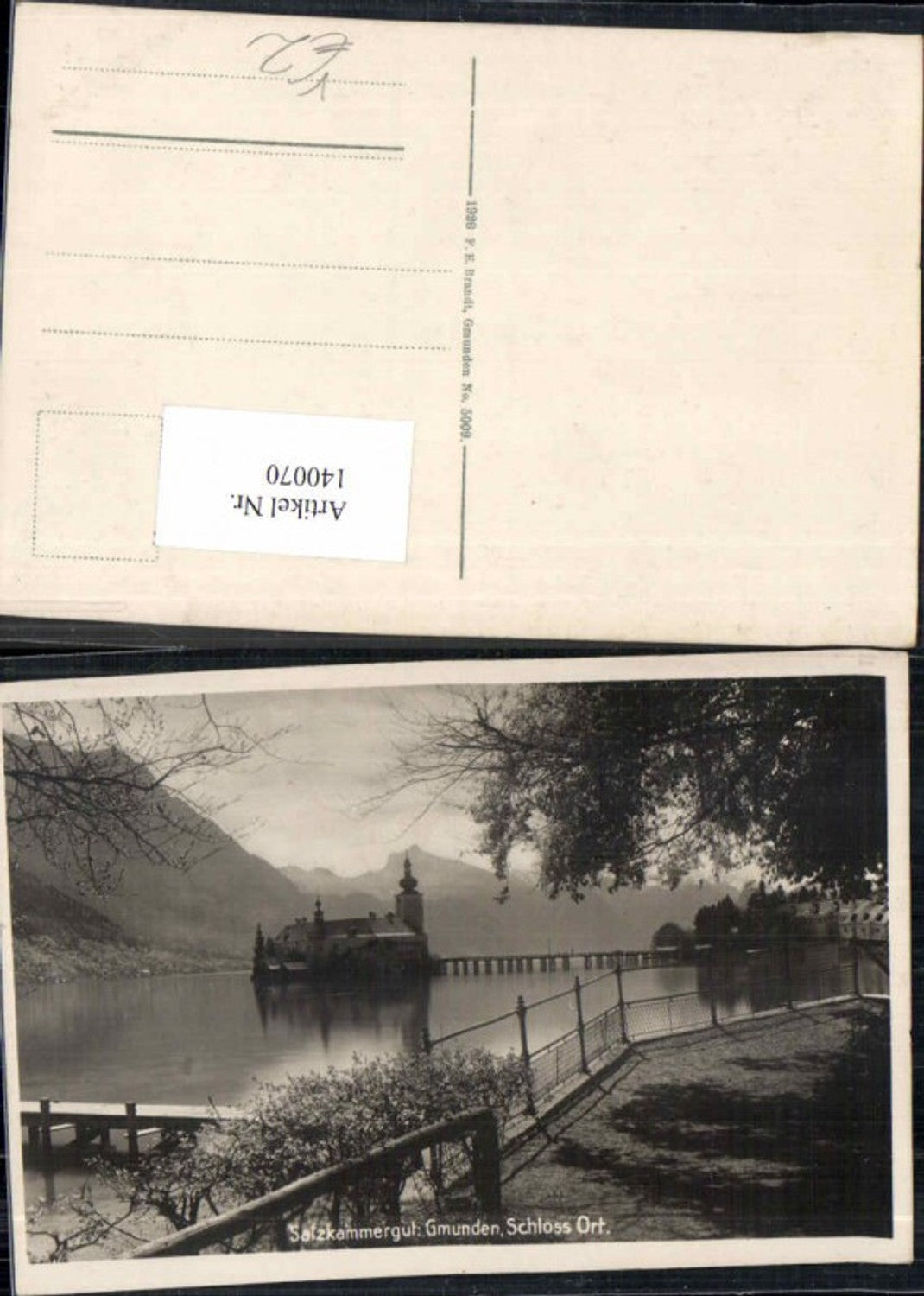 140070,Gmunden am Traunsee Schloss Orth Ort Brandt 5009