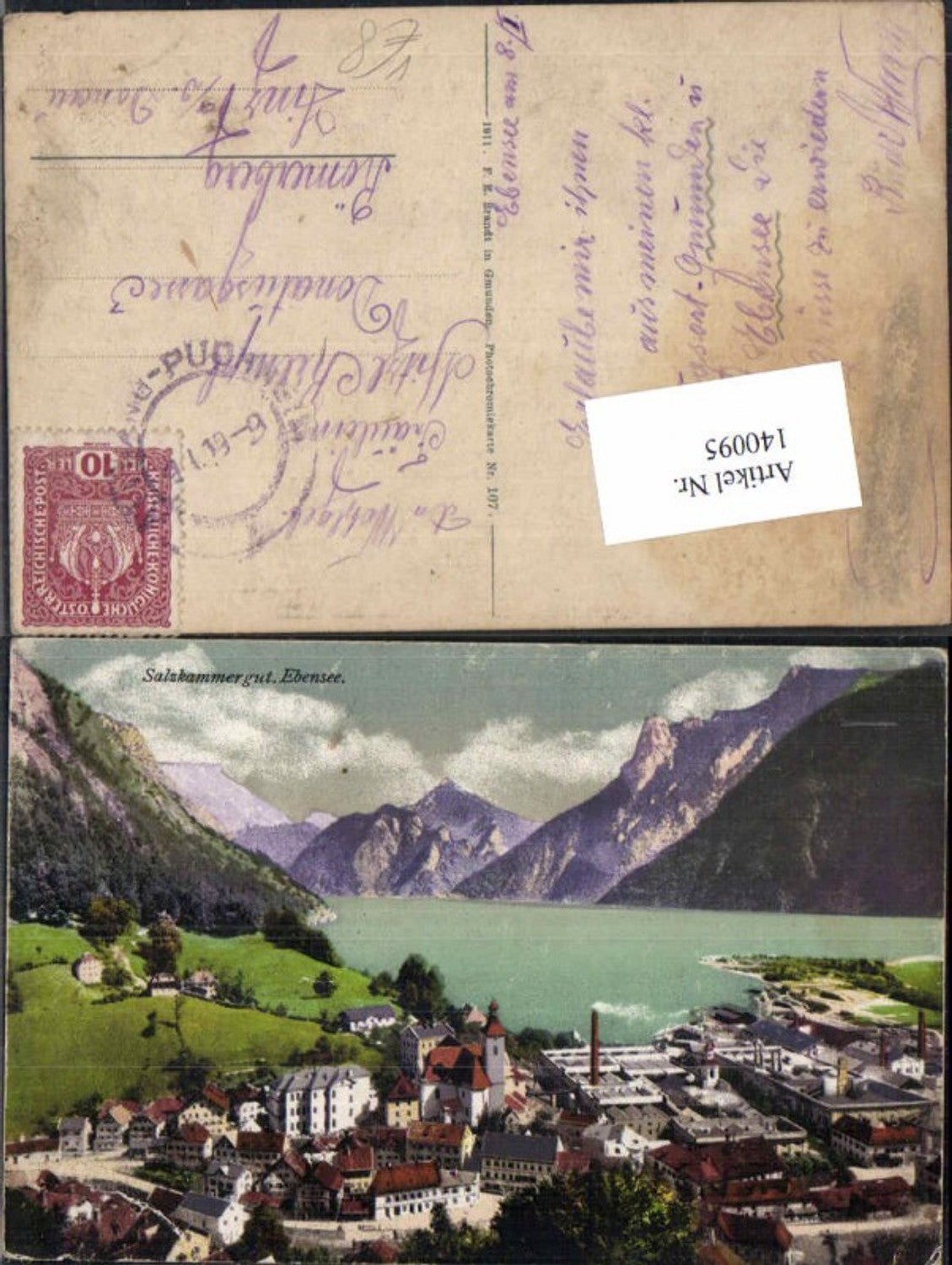 140095,Ebensee am Traunsee Brandt 107