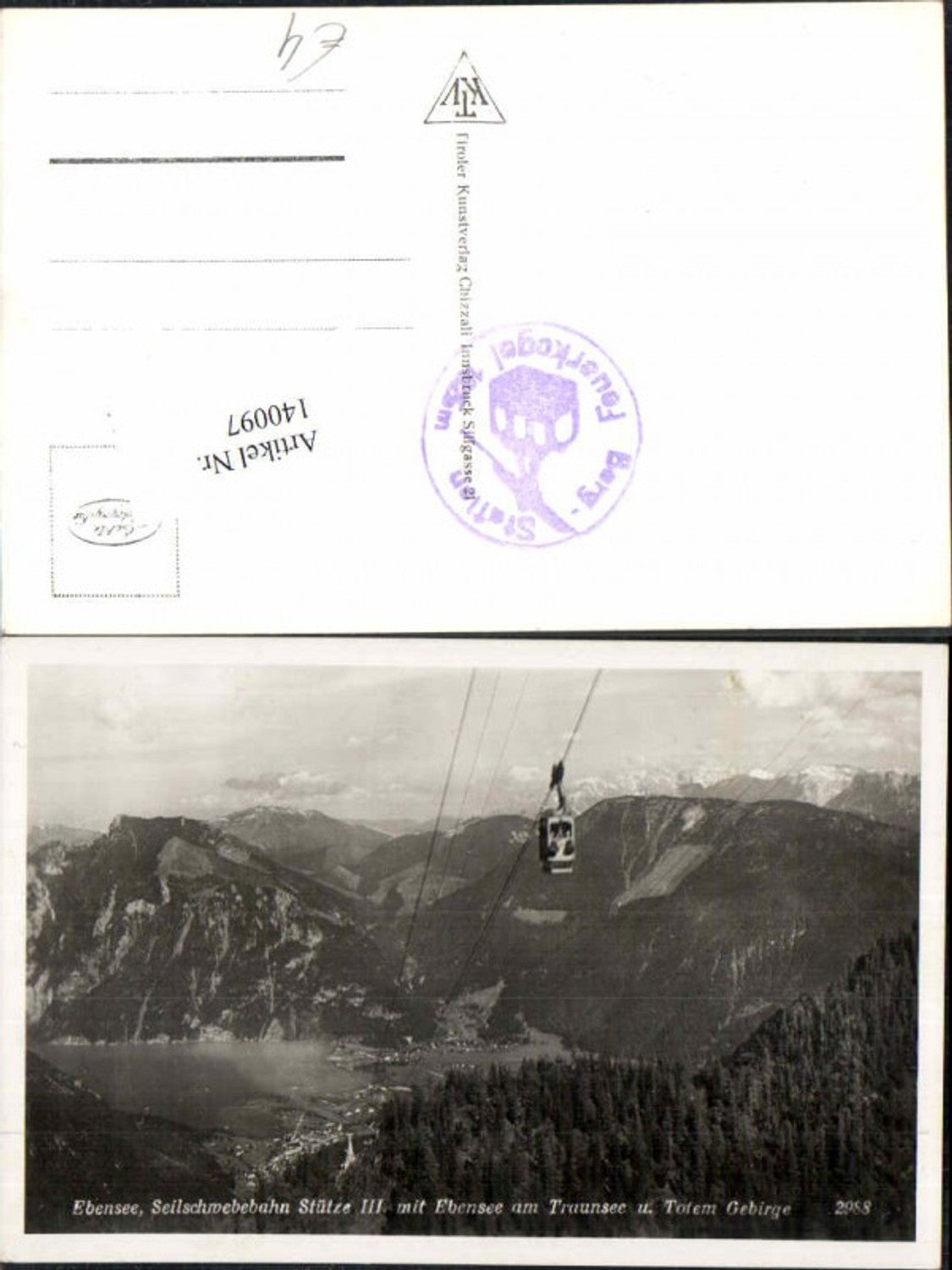140097,Ebensee Feuerkogel Seilbahn