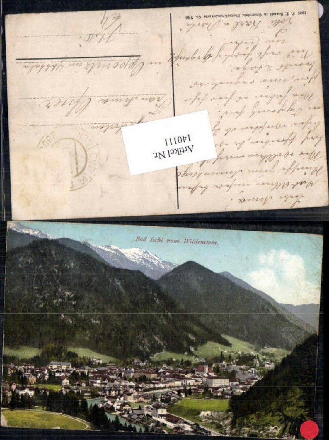 140111,Bad Ischl m. Wildenstein Brandt 760