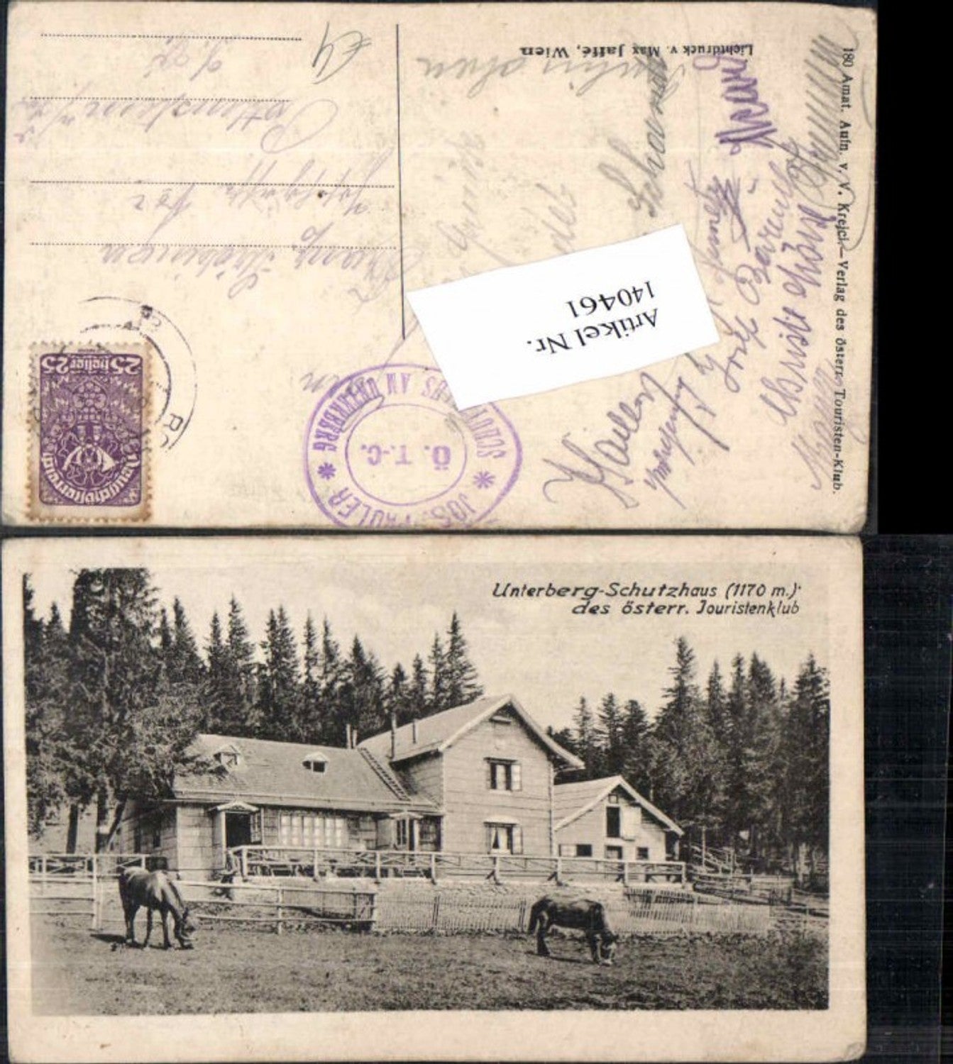 140461,Unterberg Schutzhaus Lilienfeld