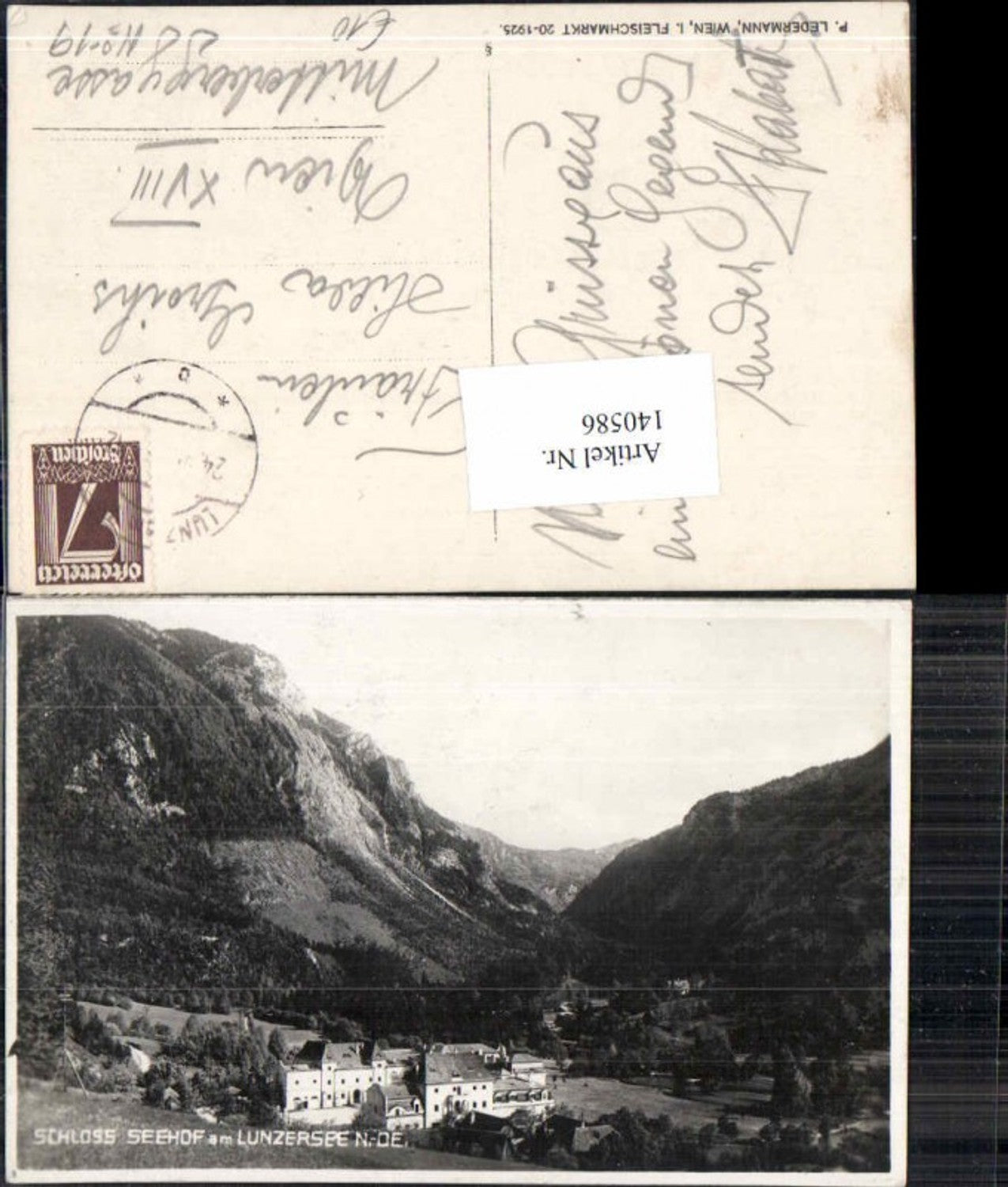140586,Schloss Seehof bei Lunz Lunzersee am See