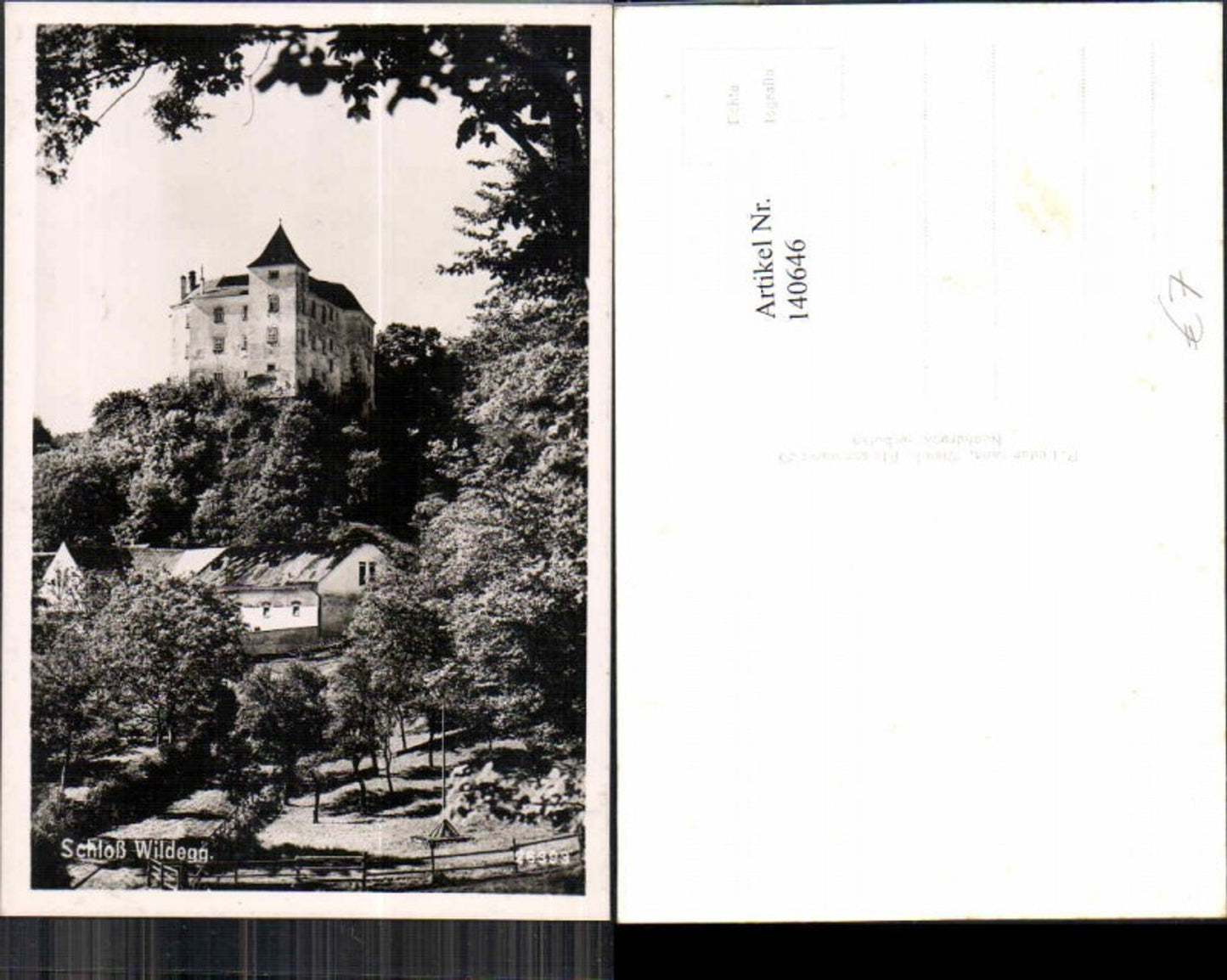 140646,Schloss Wildegg b. Sittendorf Mödling