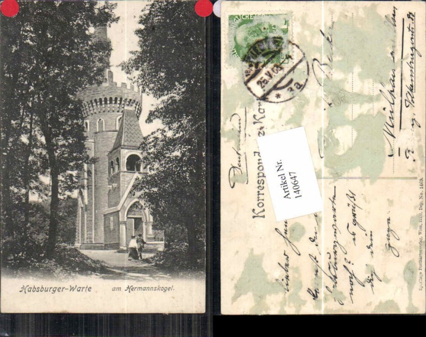 140647,Habsburger Warte am Hermannskogel Wien