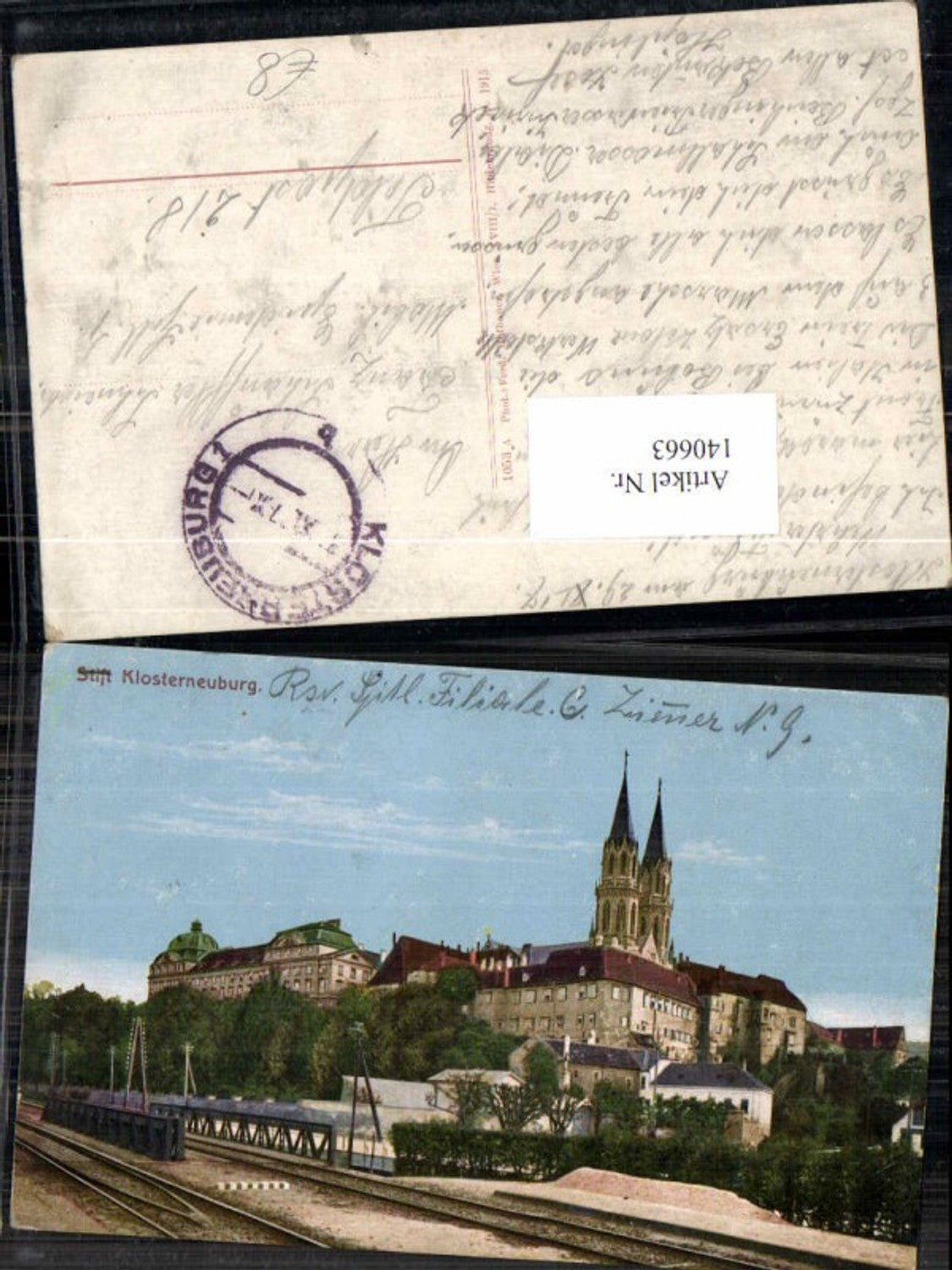 140663,Klosterneuburg bei Wien Bangleise