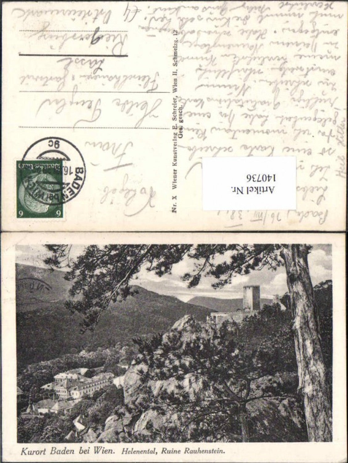 140736,Baden b. Wien Rauhenstein