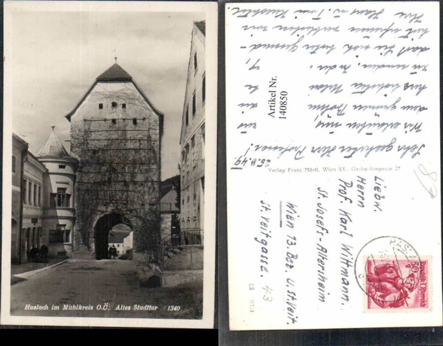 140850, Haslach im Mühlkreis Old City Gate