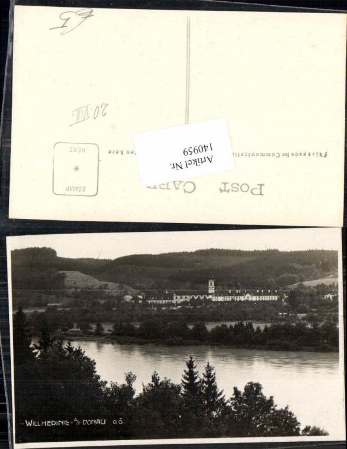 140959,Wilhering a.d. Donau bei Linz