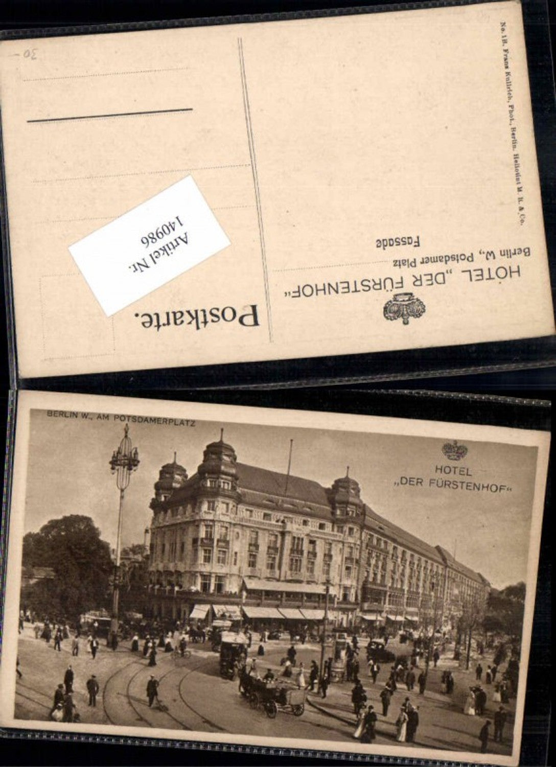 140986,Berlin Hotel Fürstenhof Potsdamerplatz