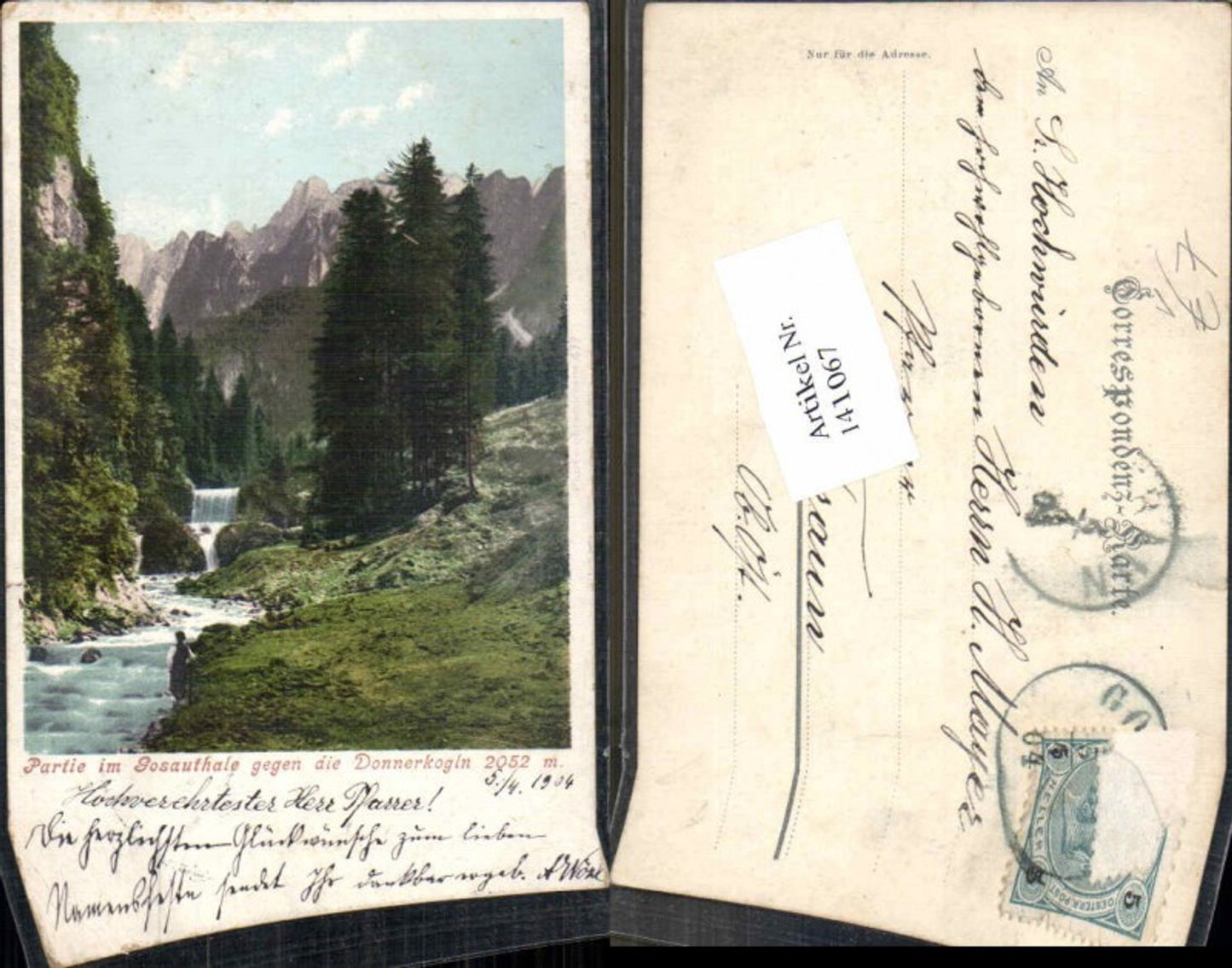 141067,Partie im Gosauthale Gosau Donnerkogln pub Brandt 477