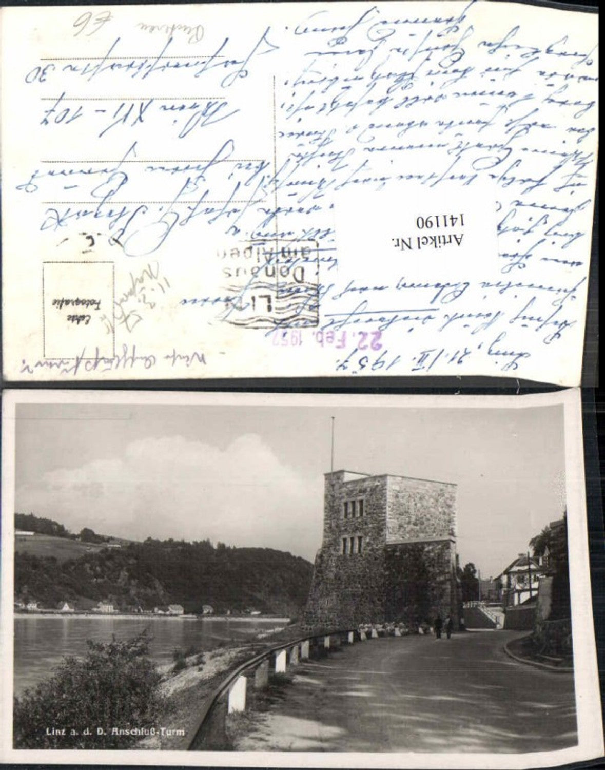141190,Linz a.d. Donau Anschluss Turm Puchenau