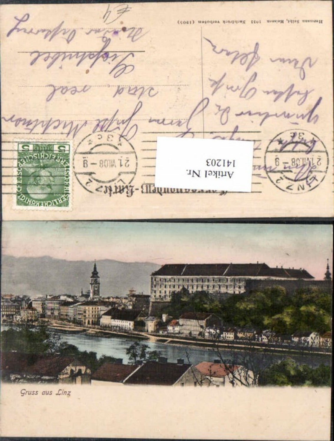 141203,Linz a.d. Donau Gruss aus