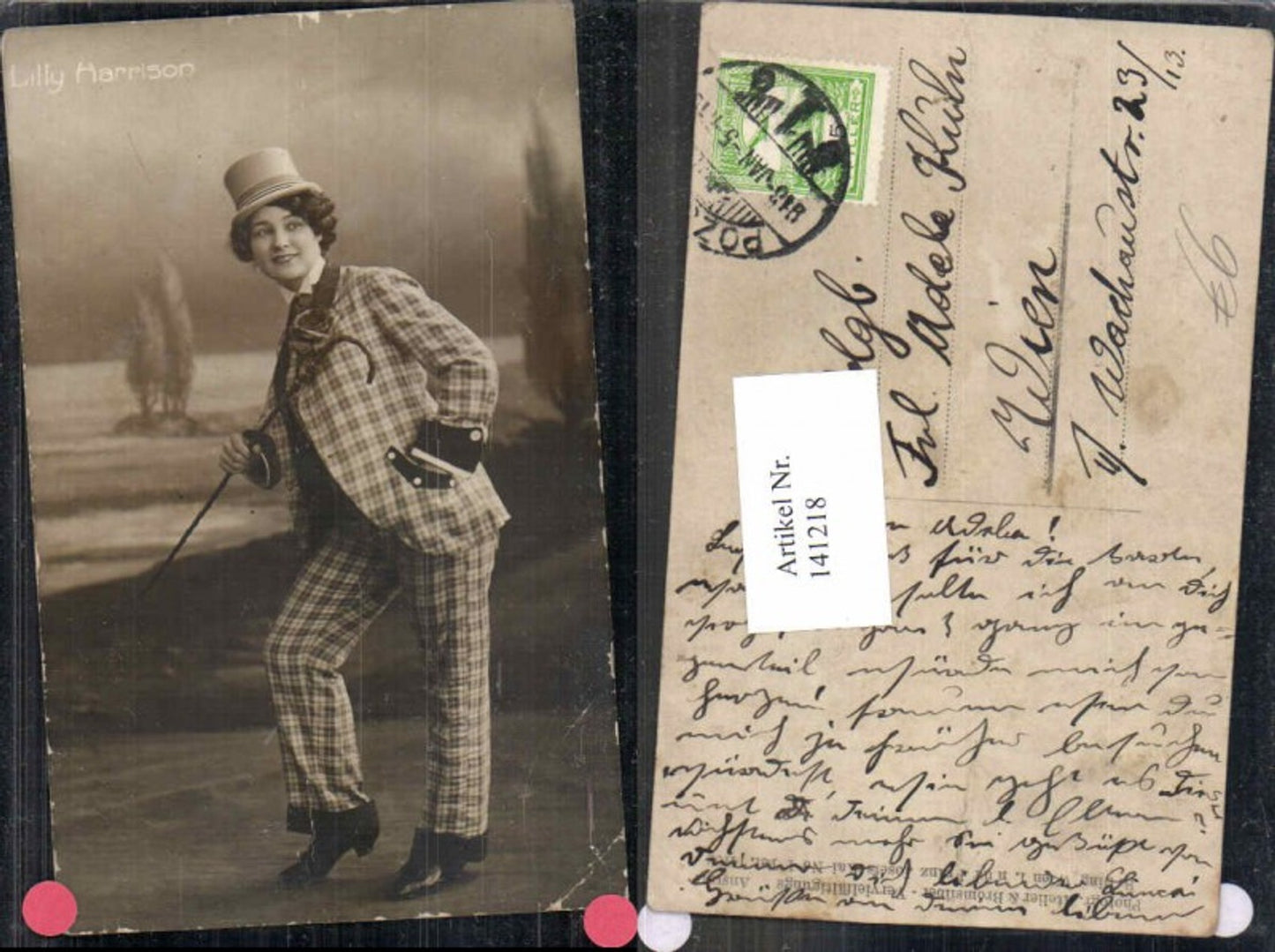 141218,Lilly Harrison m. Hut Gehstock