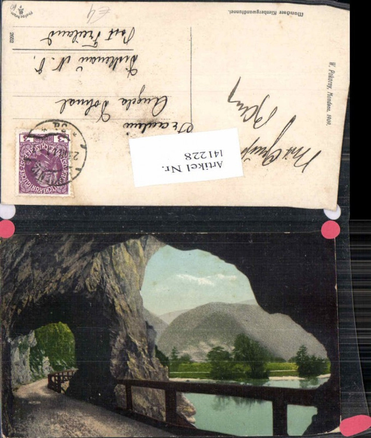 141228,Mondsee Kienbergwandtunnel 1909