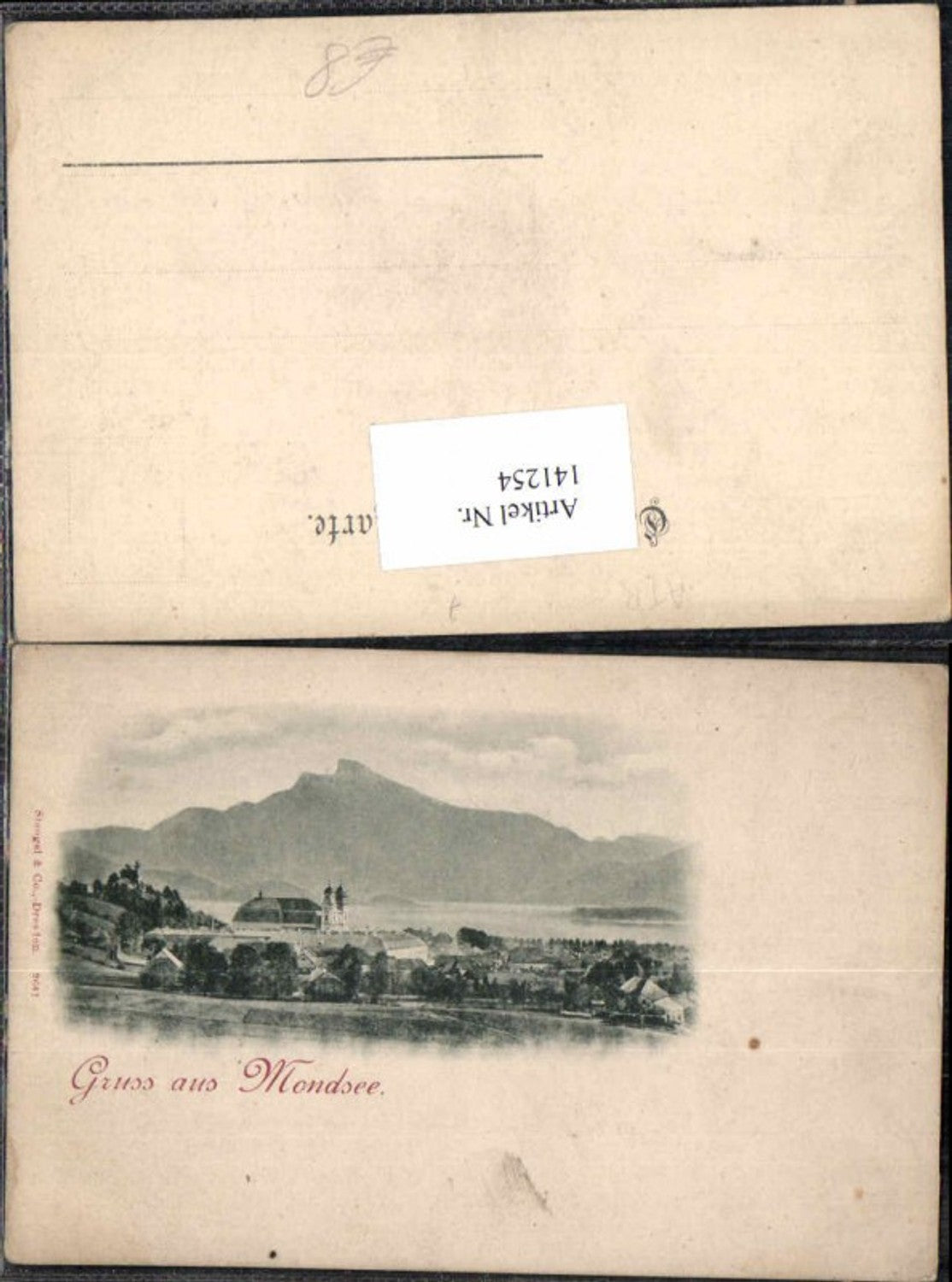 141254,Gruss aus Mondsee 1900 pub Stengel Co