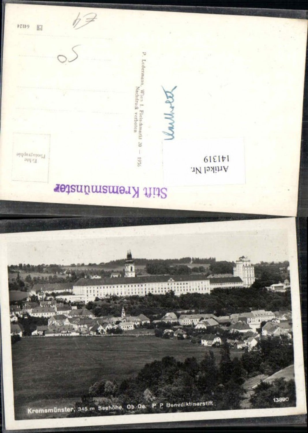 141319,Kremsmünster 1930
