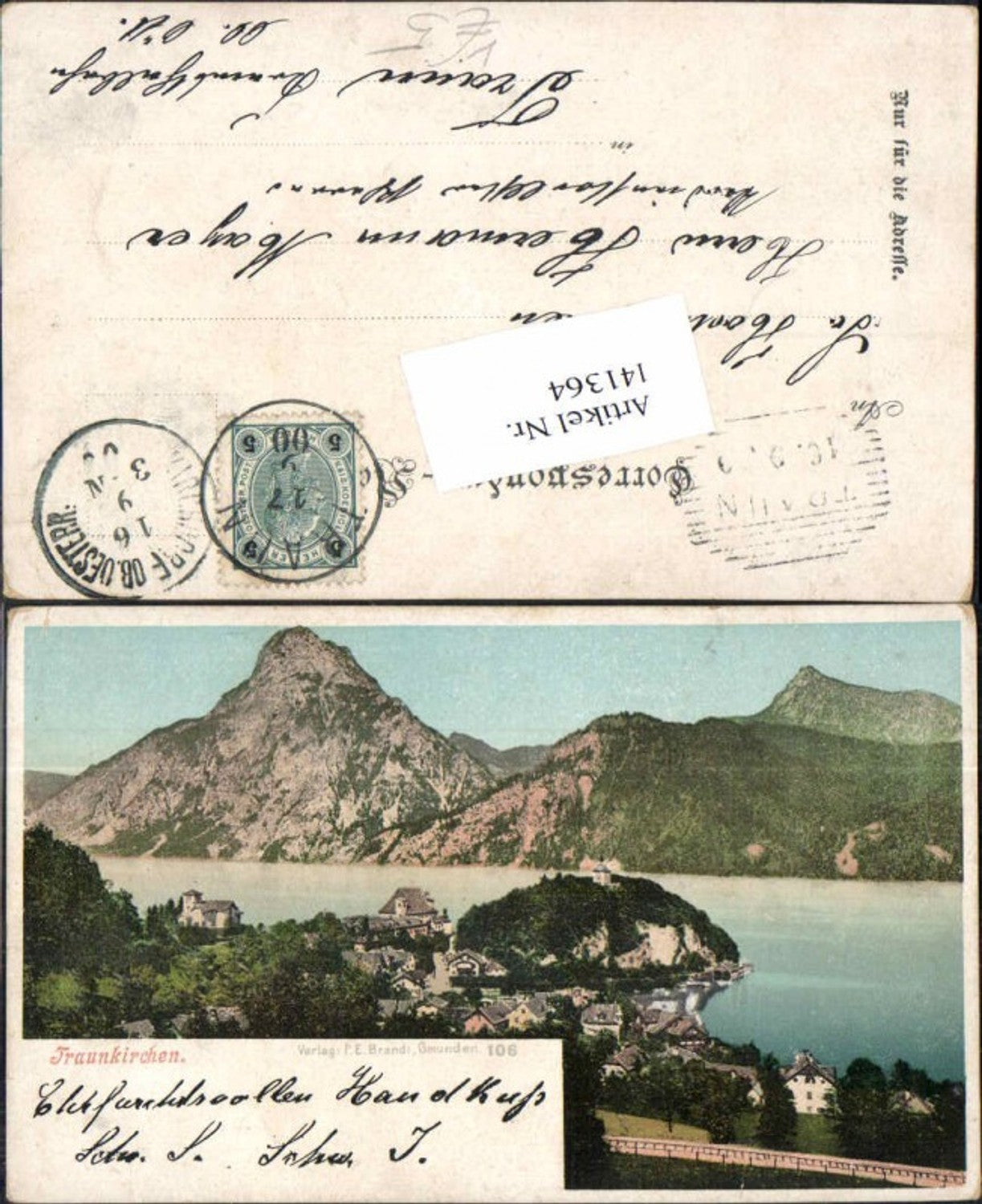 141364,Traunkirchen am Traunsee Brandt Nr 106