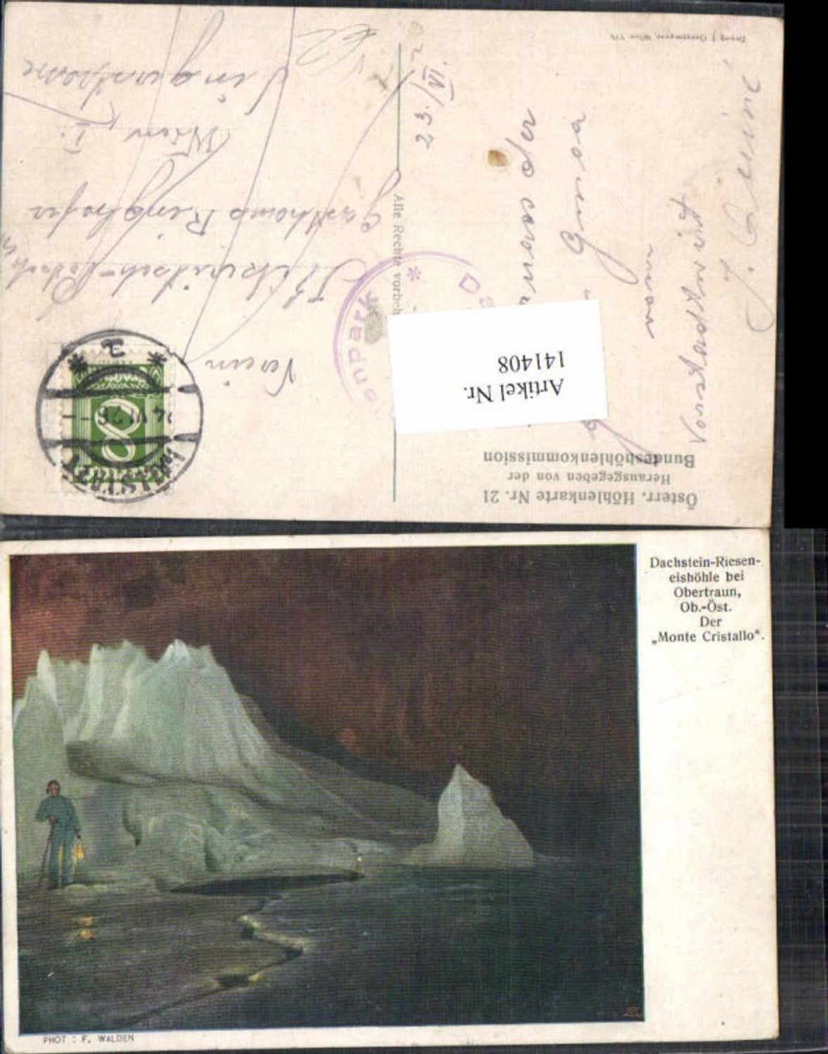 141408,Höhlenkarte Ramsau Dachstein Obertraun