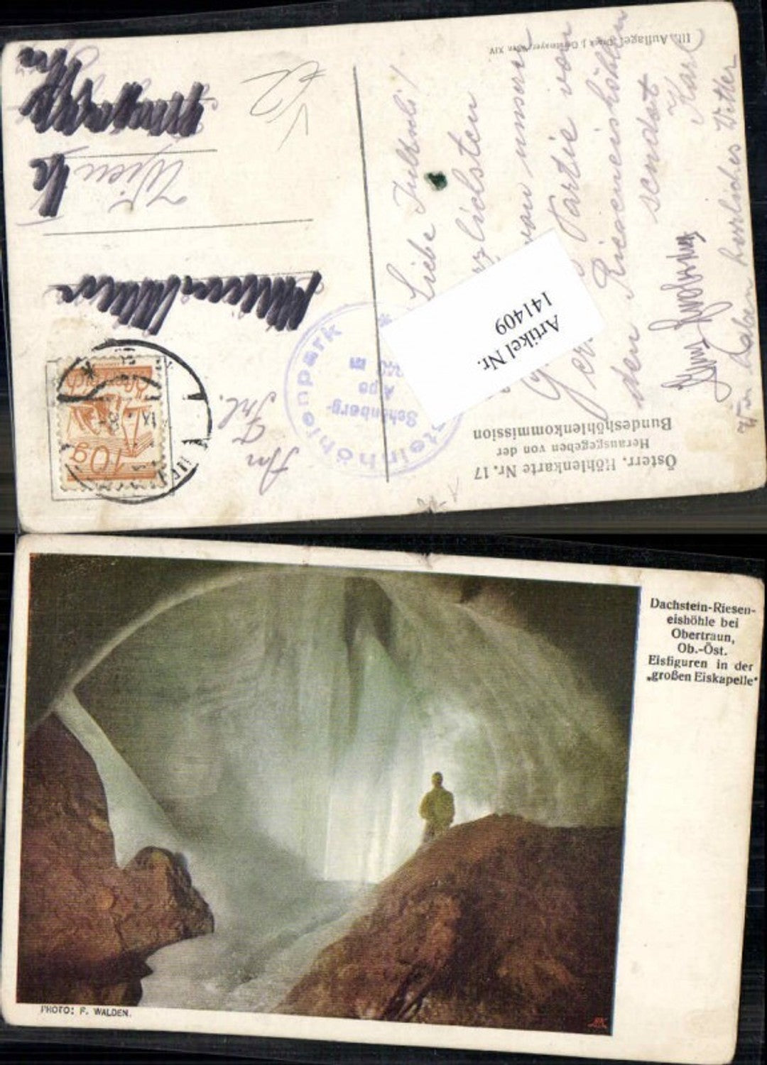 141409,Höhlenkarte Ramsau Dachstein Obertraun