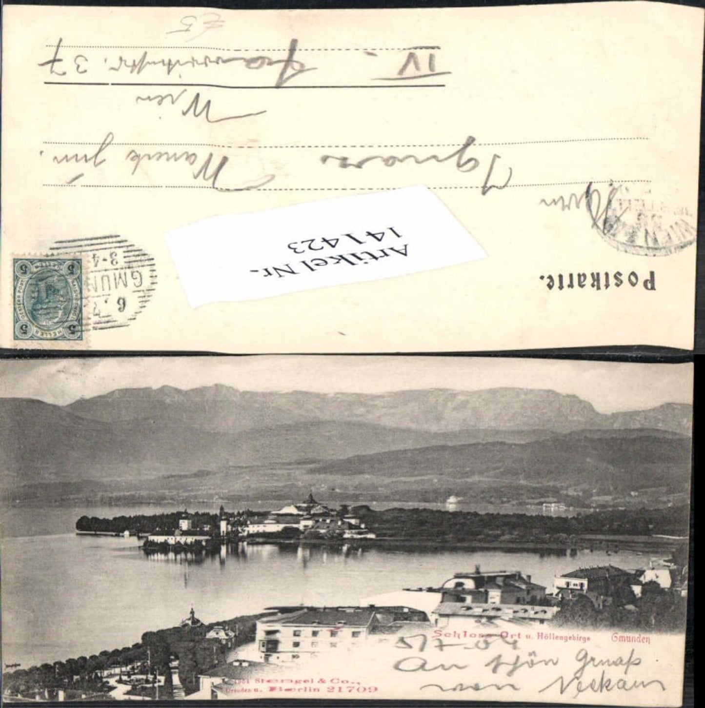 141423,Gmunden am Traunsee 1900