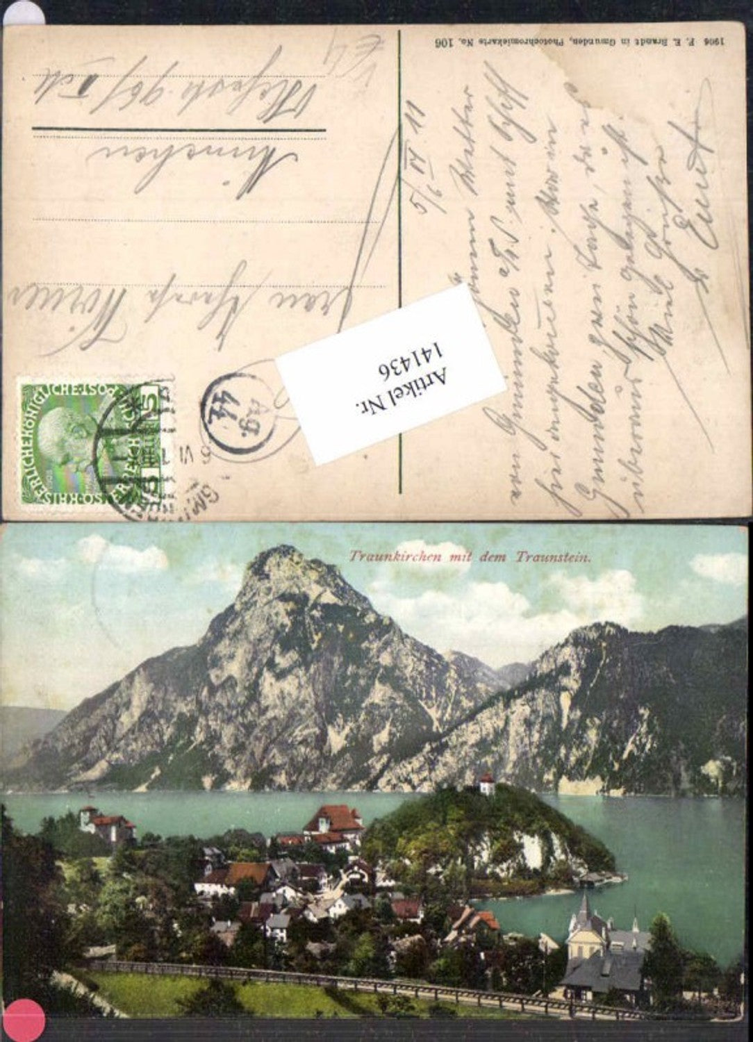 141436,Traunkirchen am Traunsee Traunstein Brandt 106