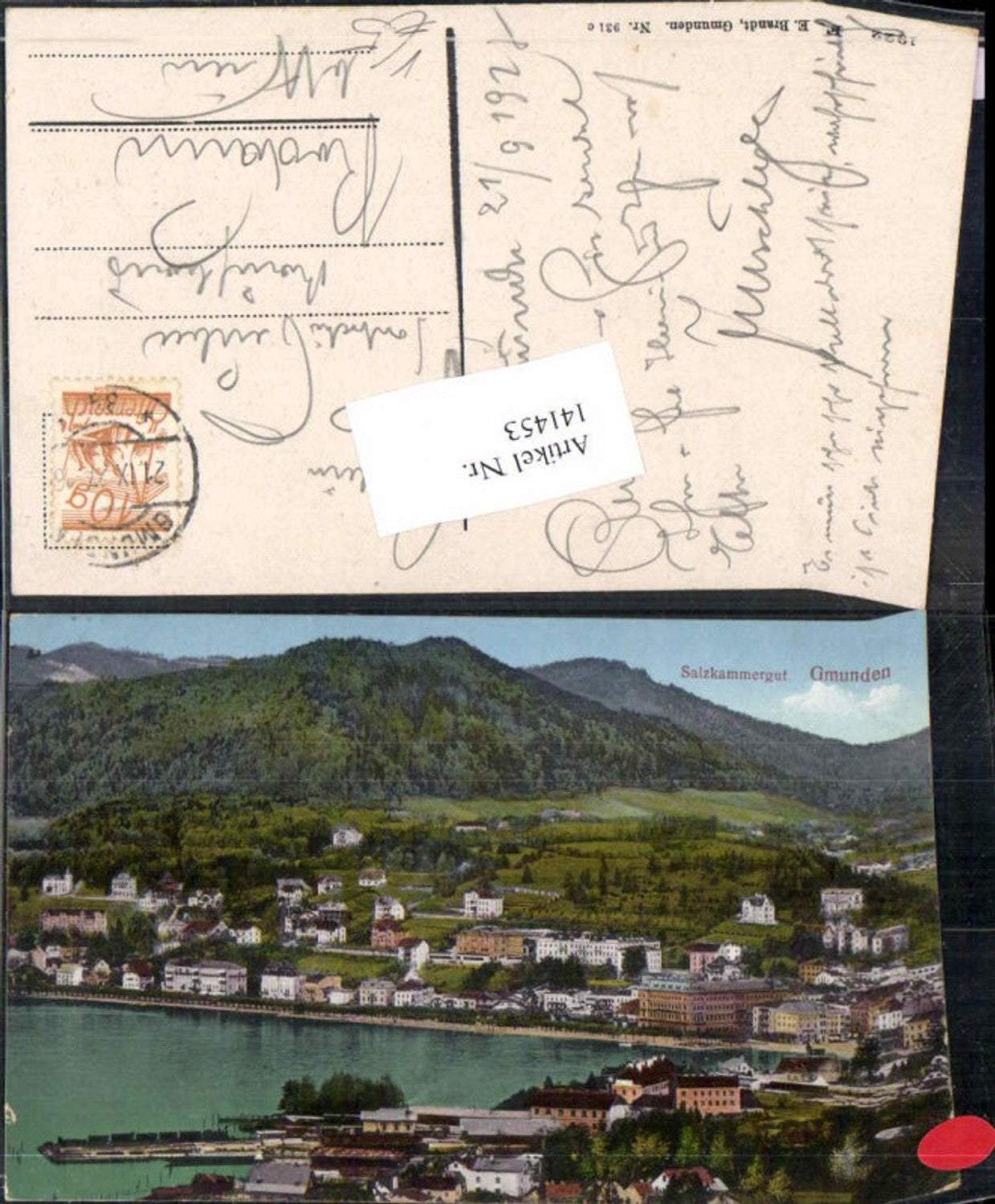 141453,Gmunden am Traunsee pub Brandt 931