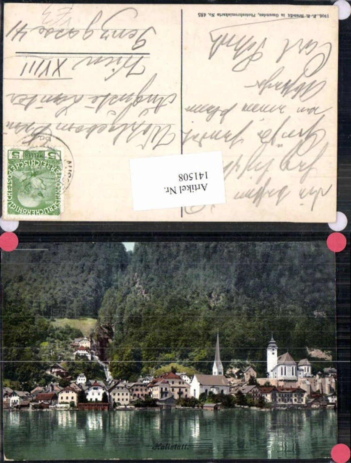141508,Hallstatt Partie um 1905 Brandt 485