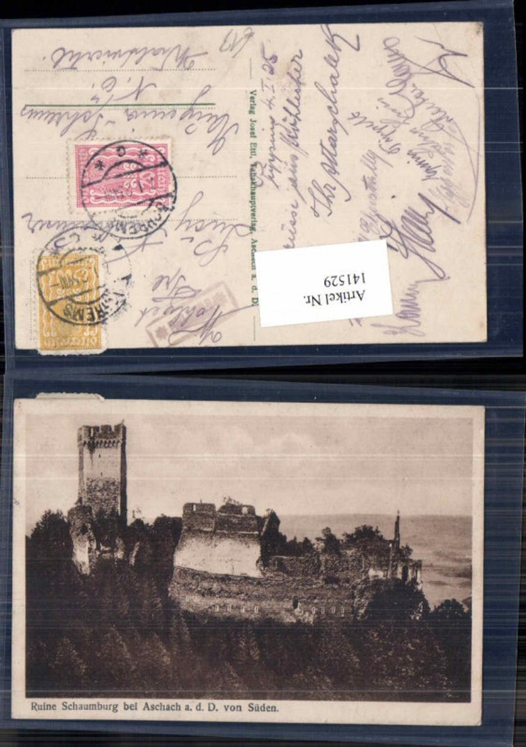 141529,Ruine Schaumburg bei Aschach a.d. Donau