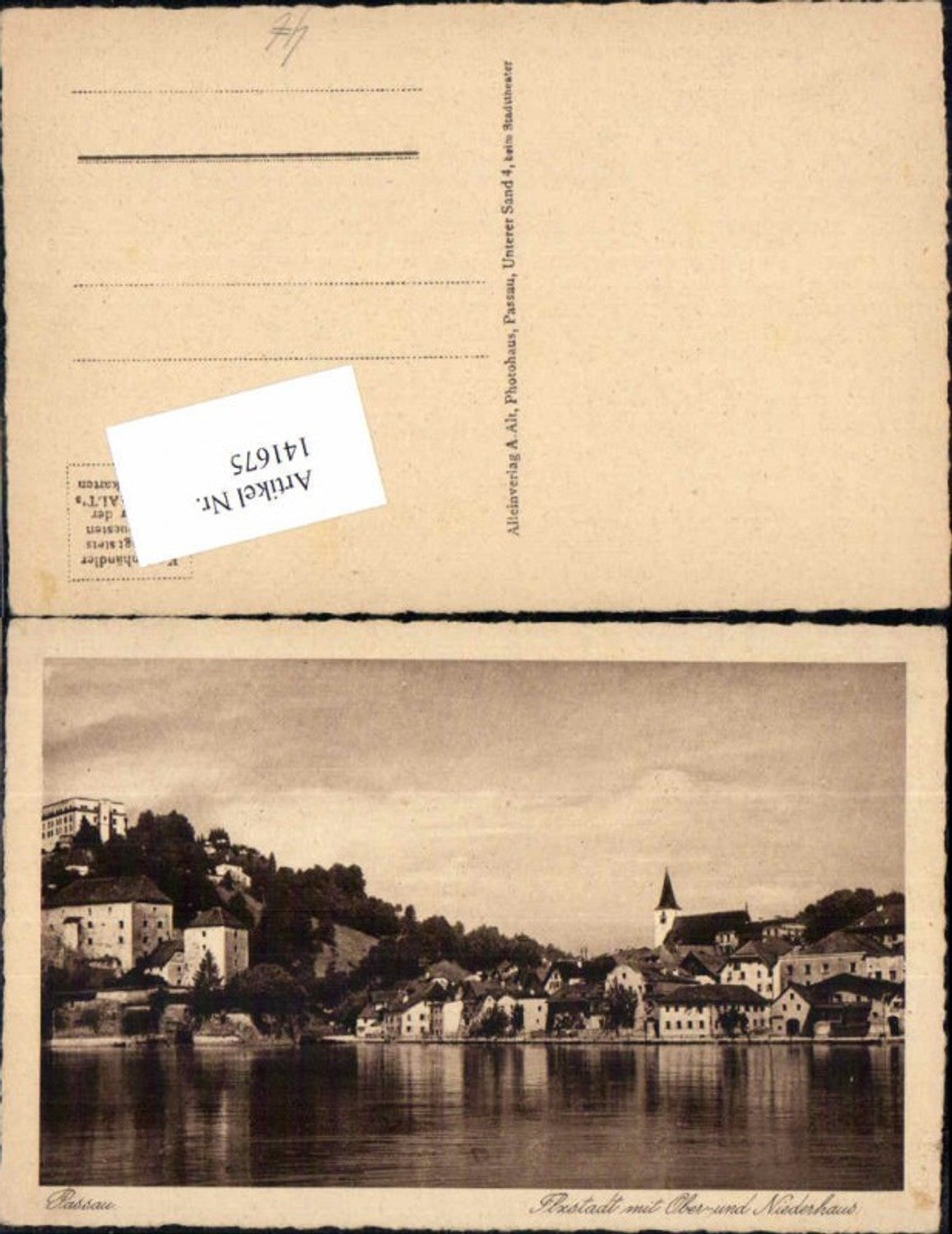 141675,Passau Ilzstadt Oberhaus Niederhaus