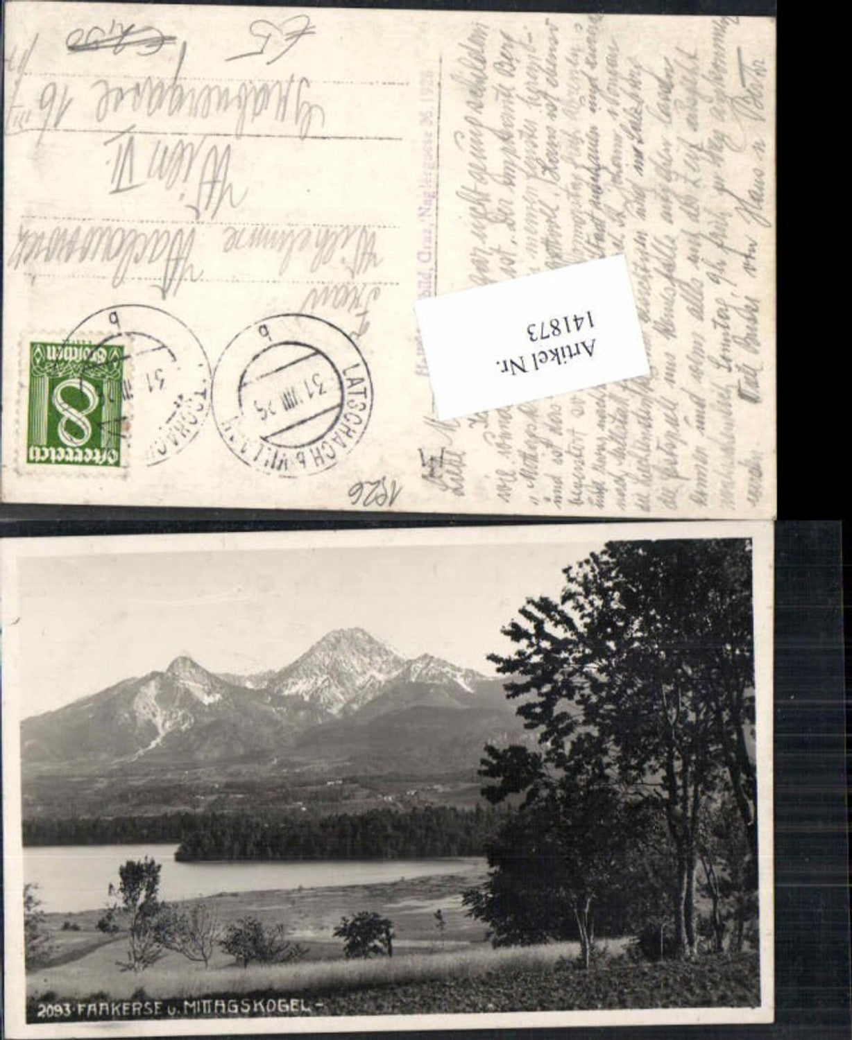 141873,Faak Faakersee Partie 1925