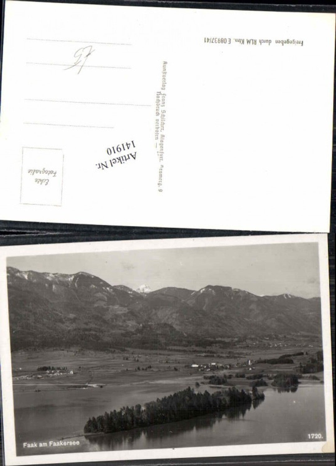 141910, Faak am Faakersee 1938