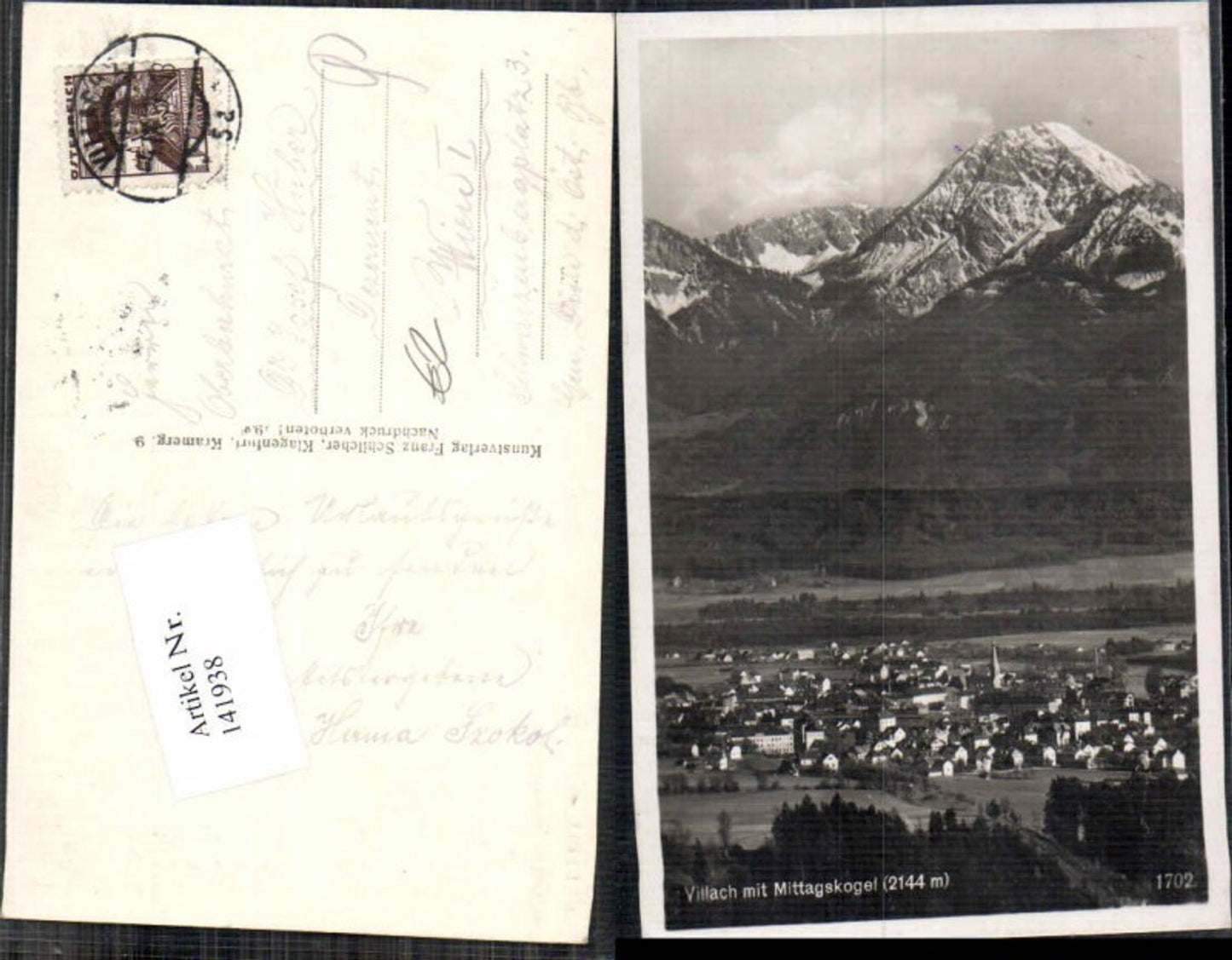 141938,Villach m. Kogel