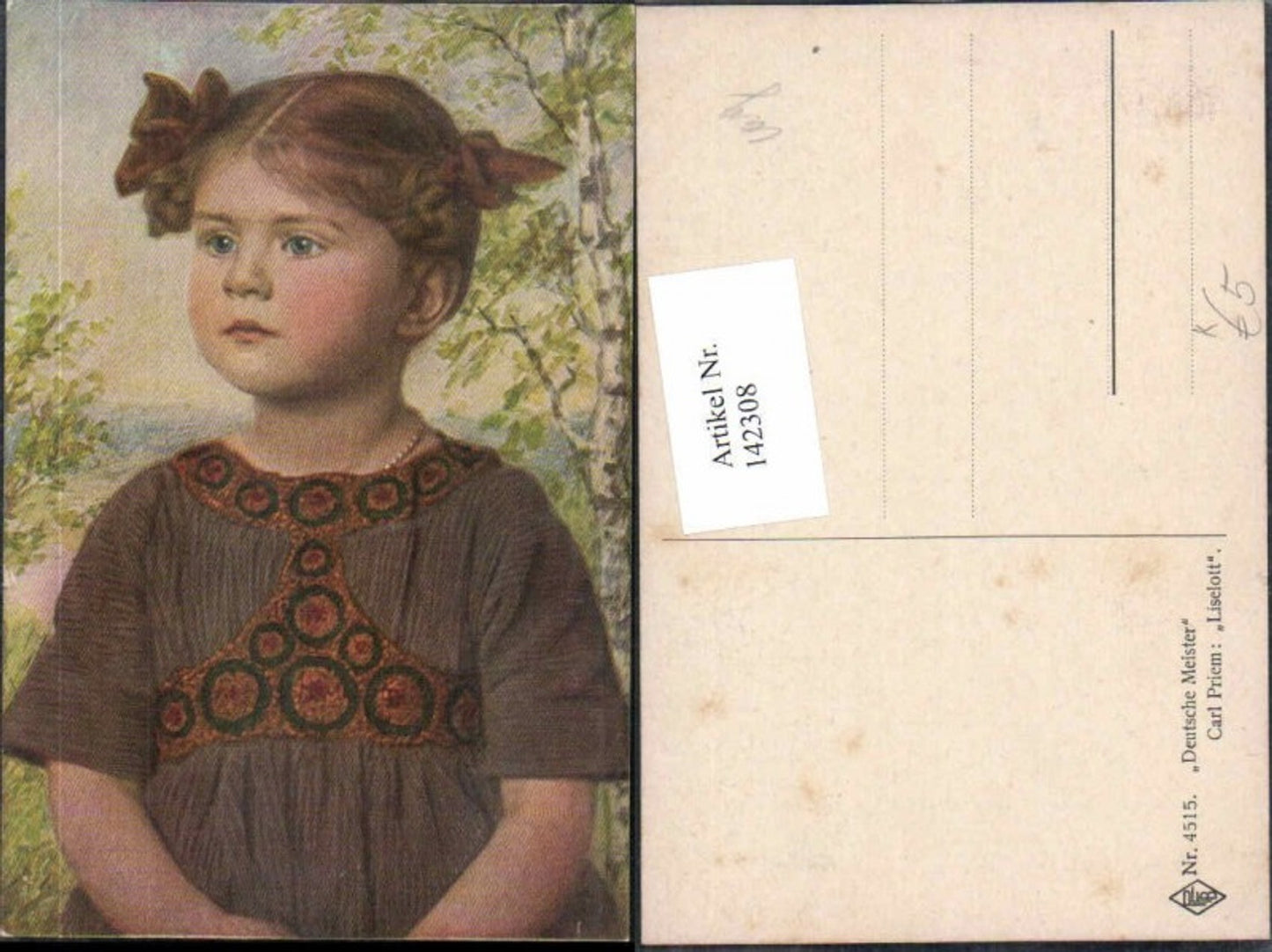 142308,deutsche Meister 4515 Carl Priem Liselott