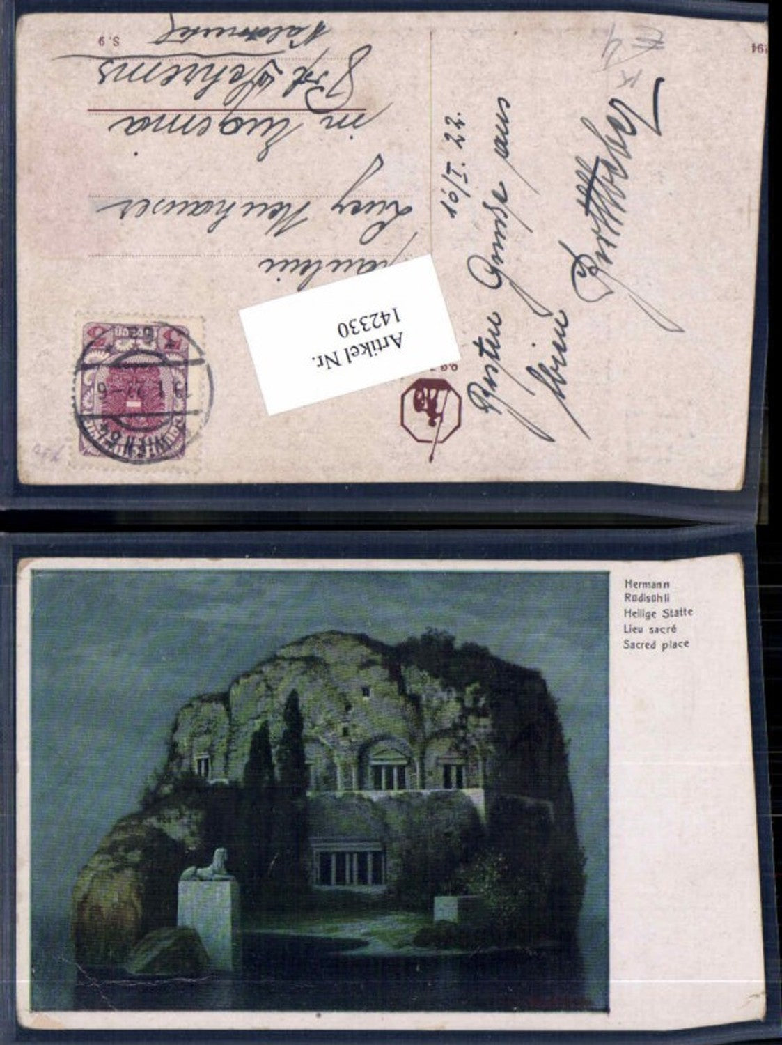 142330,Hermann Rüdisühli Heilige Stätte