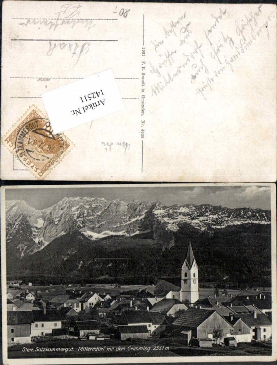 Alte Ansichtskarte – Old Postcard
