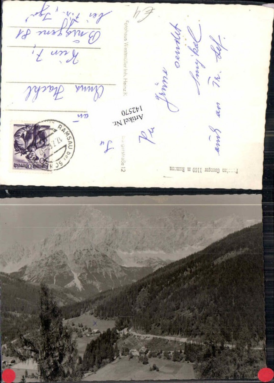 Alte Ansichtskarte – Old Postcard